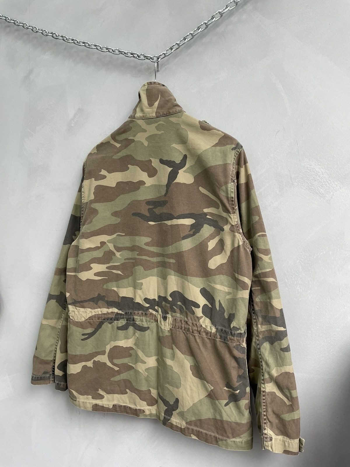 Diesel × Japanese Brand × Junya Watanabe Vintage distressed camo Japan Rags schott style jacket Size US M / EU 48-50 / 2 - 15 Thumbnail