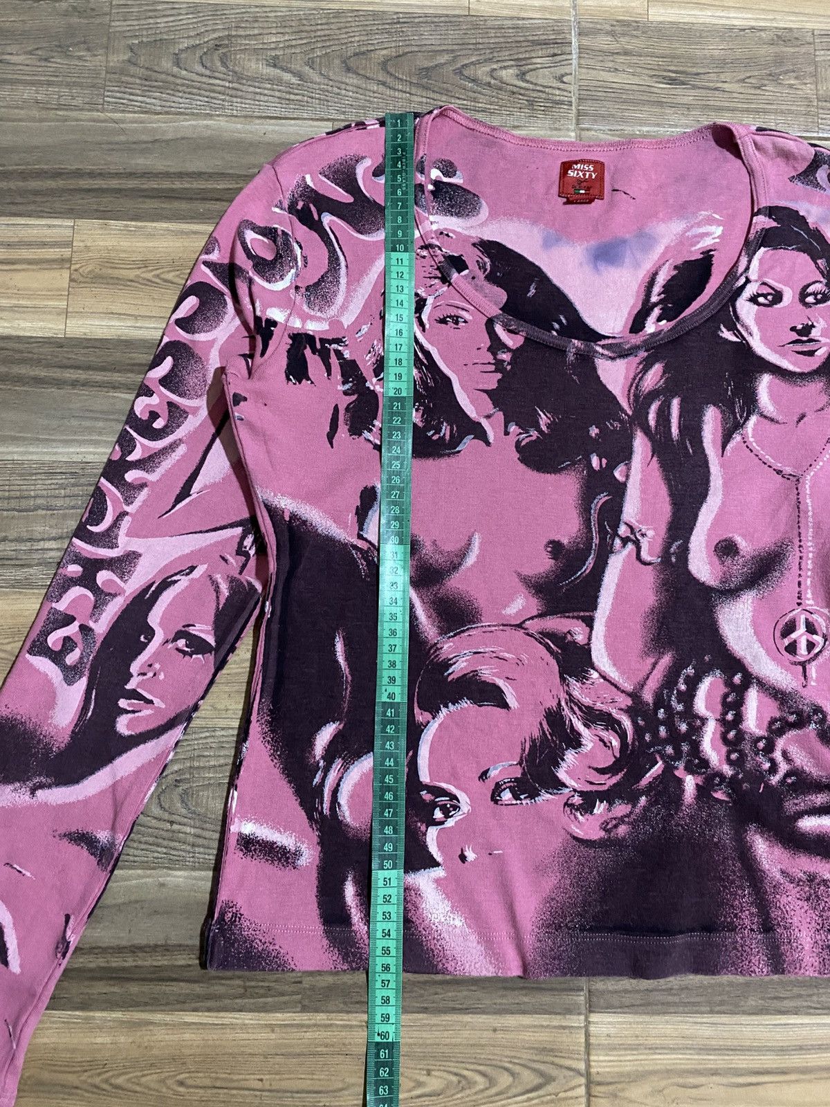 Miss Sixty Y2K MISS SIXTY LONG SLEEVE WOMEN PRINT Size L / US 10 / IT 46 - 11 Thumbnail