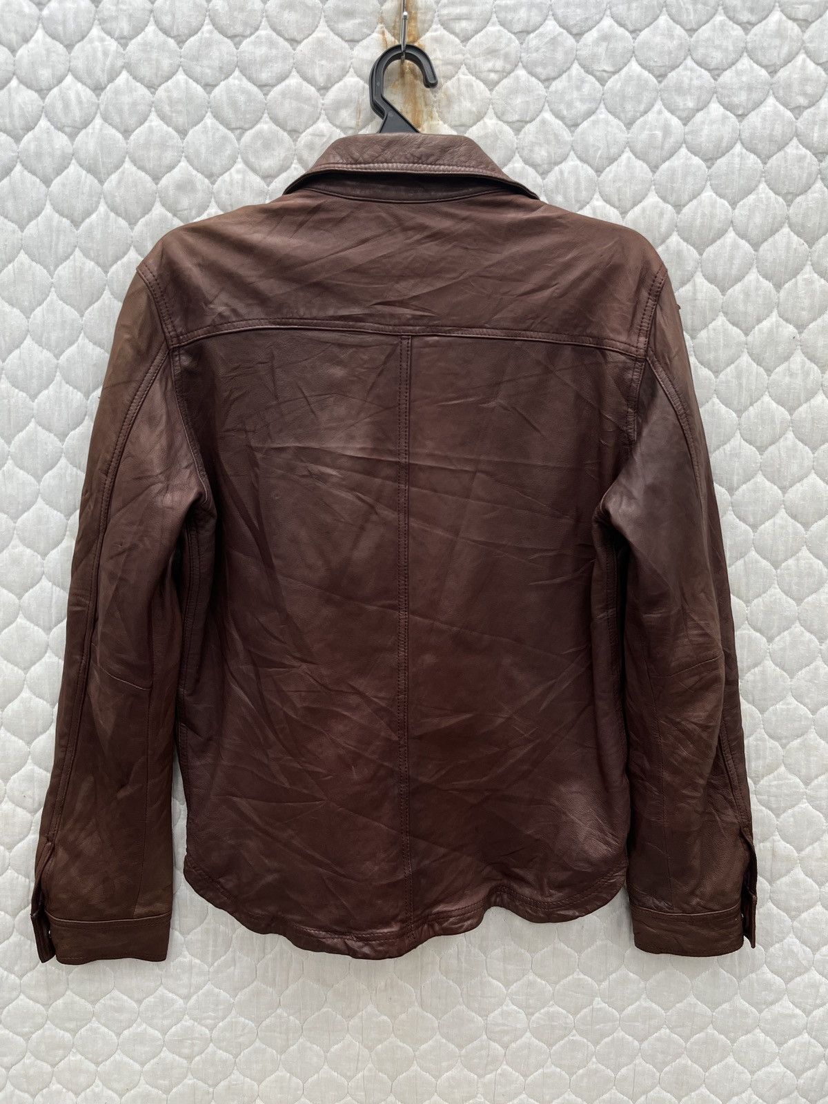 Genuine Leather 🔥🔥🔥ARCHIVE BLUE WORK LAMB SKIN LEATHER JACKET Size US S / EU 44-46 / 1 - 4 Thumbnail