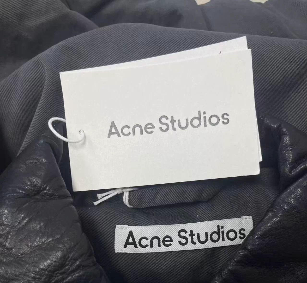 Acne Studios Acne Studios Barn Logo Flight Jacket Women's Deep Gray Size XS / US 0-2 / IT 36-38 - 5 Thumbnail