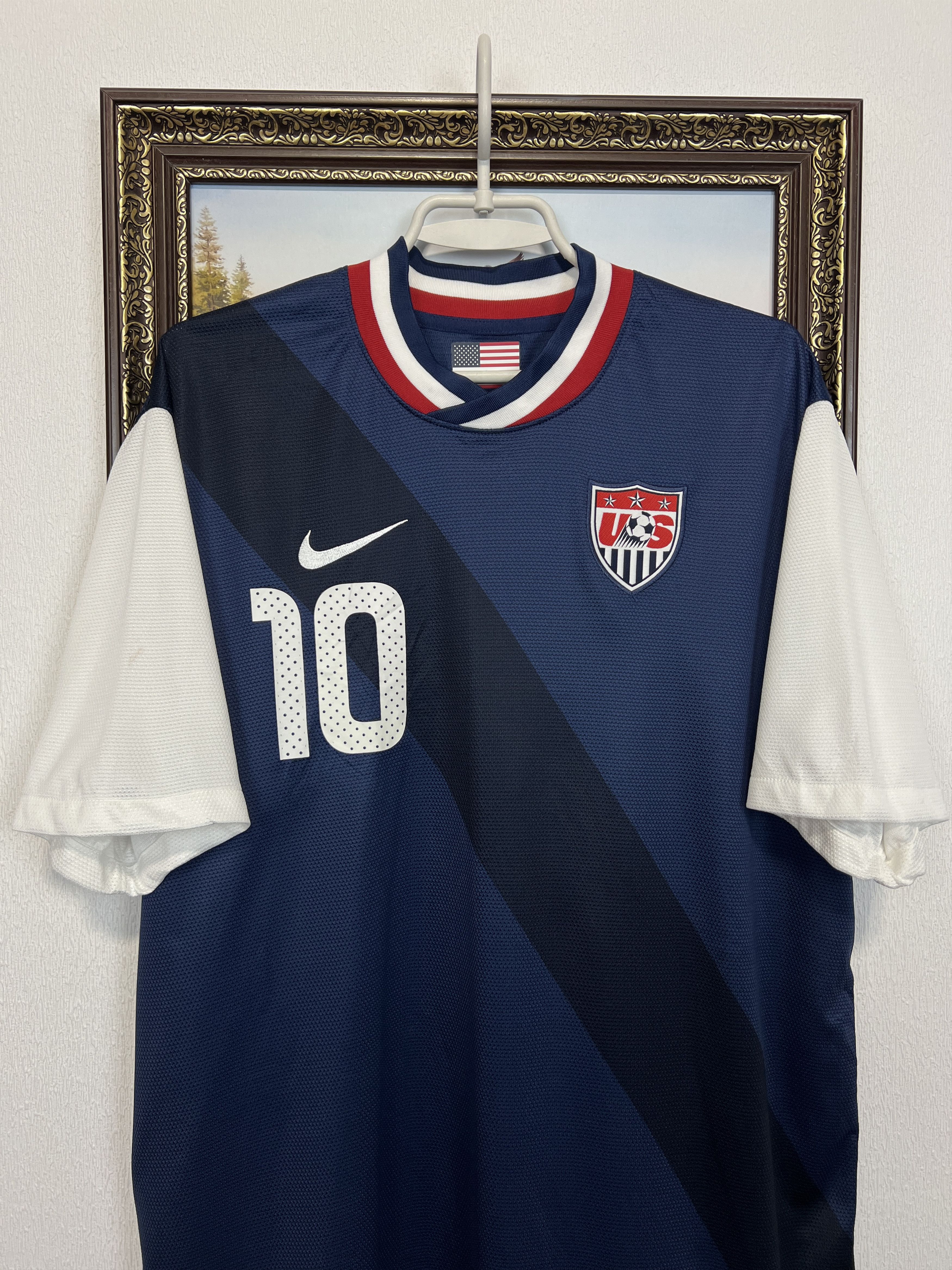 Nike USA Away football shirt 2012 Soccer #10 Lloyd Jersey Trikot Size US XL / EU 56 / 4 - 2 Thumbnail