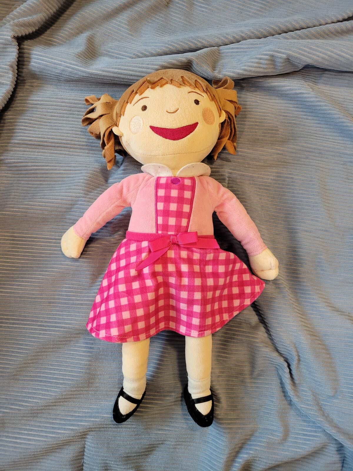 Other Pinkalicous Soft Plush Doll with Pink Checkered Dress Size ONE SIZE - 1 Thumbnail