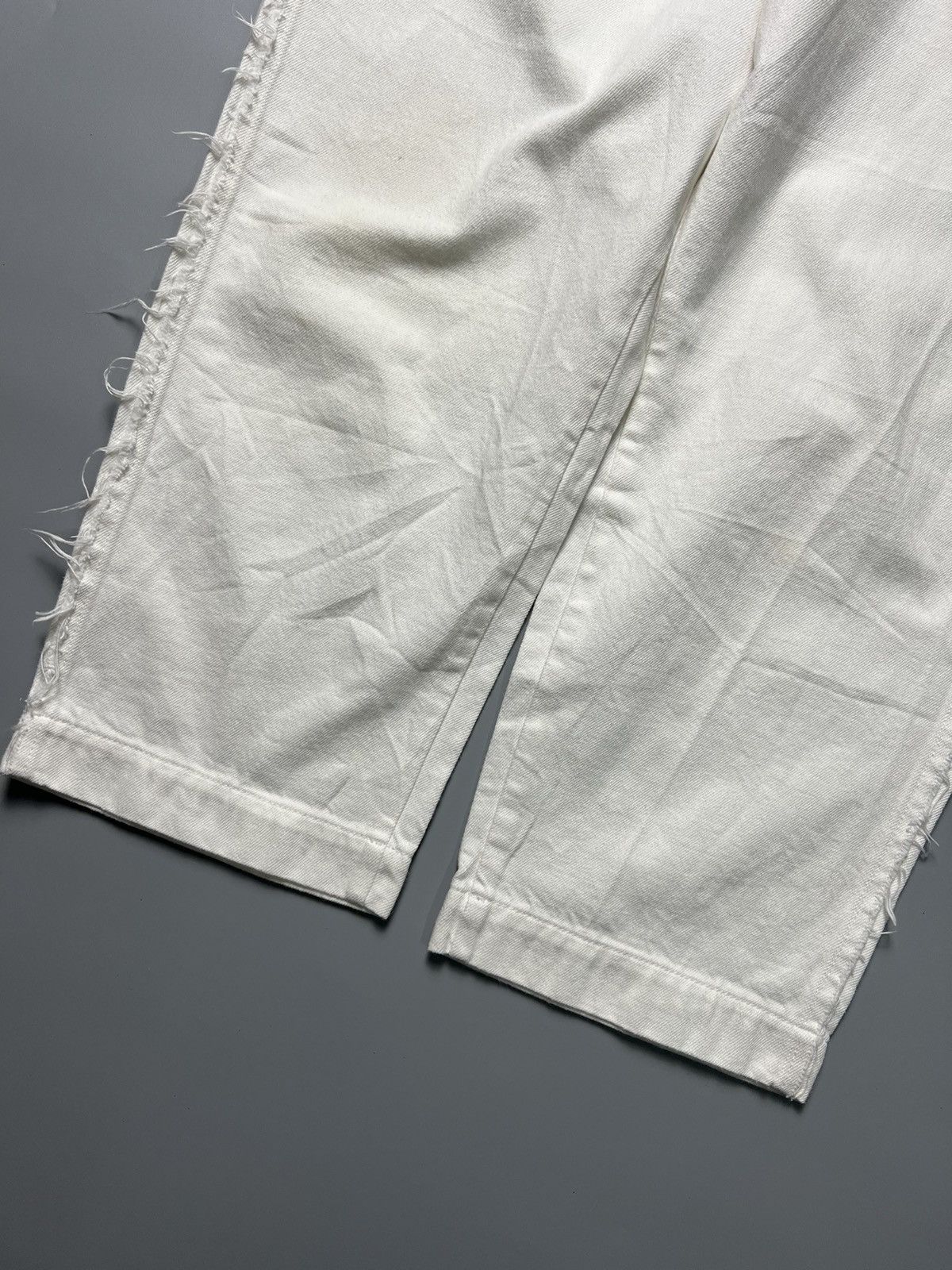 Vintage × Y's × Yohji Yamamoto Vintage Y's YohjiYamamoto Fatigue Reconstruct Fur Pants Size US 31 - 2 Thumbnail