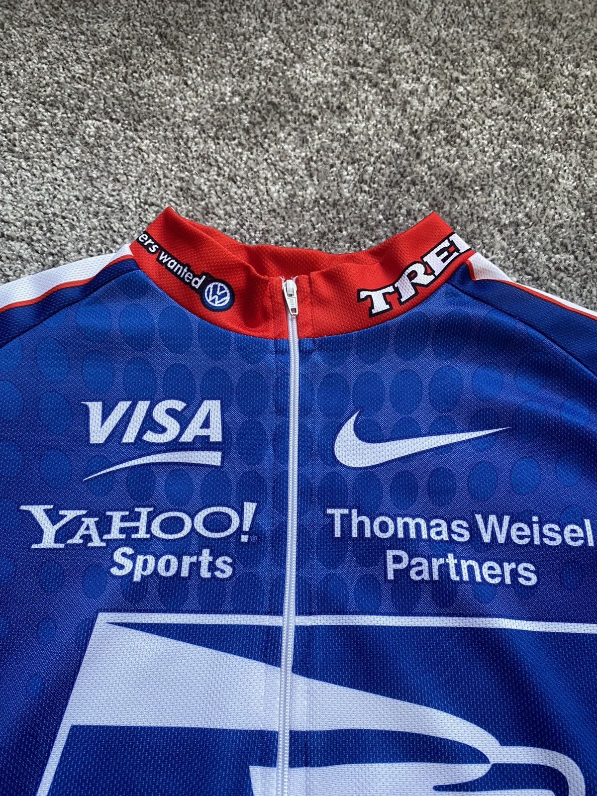 Nike × USA Olympics Nike Trek Cycling USA Team Sport Logo Blue Red Jersey Zip Size US M / EU 48-50 / 2 - 3 Thumbnail