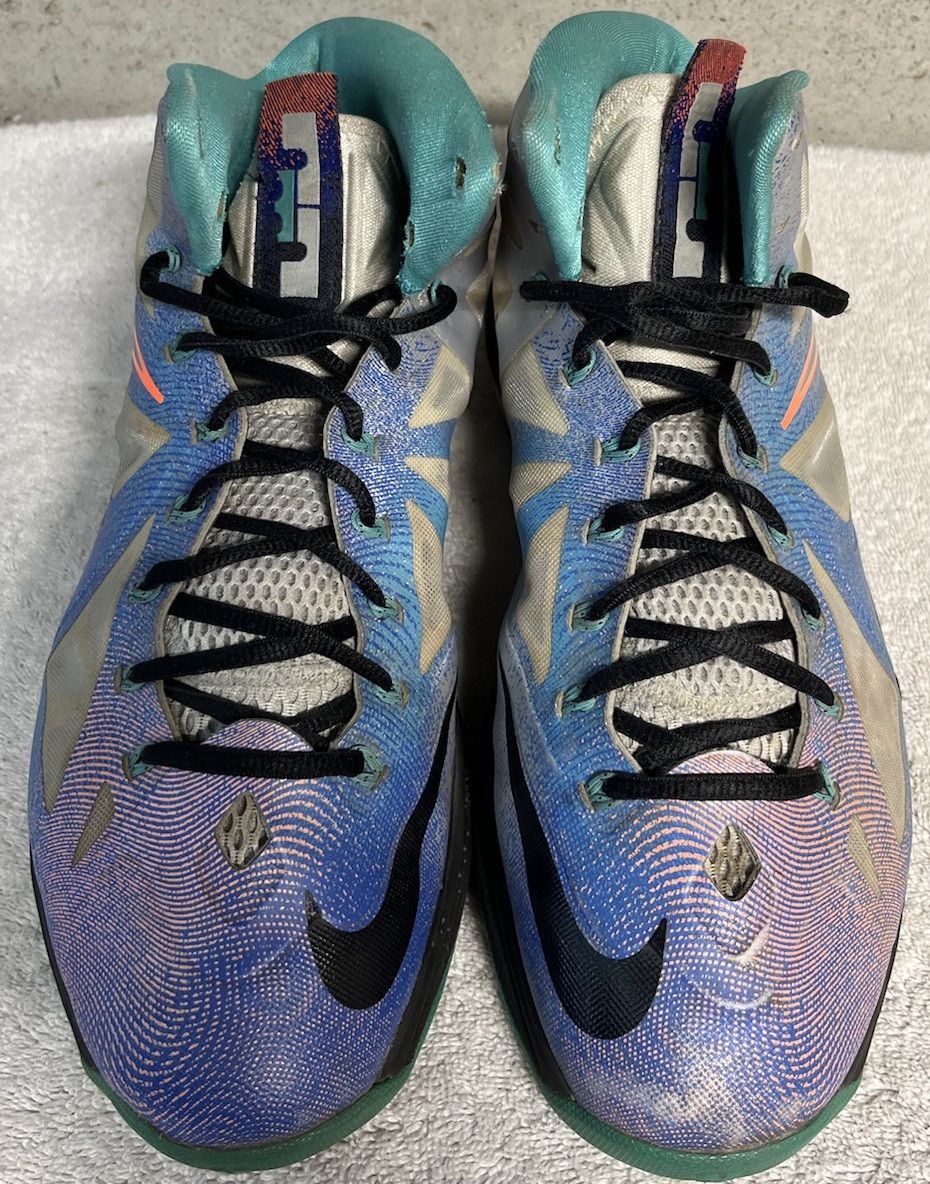 Nike Nike Lebron X Re-Entry Pure Platinum Size 11 Basketball Size US 11 / EU 44 - 7 Thumbnail