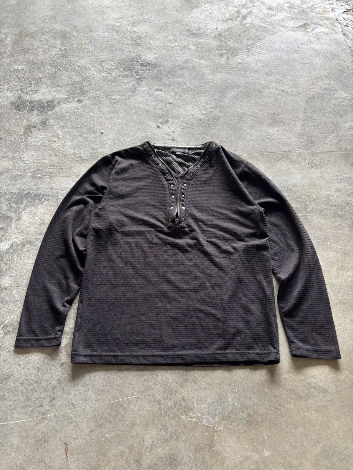 20471120 × Beauty Beast × Japanese Brand y2k mode modo modus modalidade longsleeve i6w9/lgb style Size US M / EU 48-50 / 2 - 1 Thumbnail