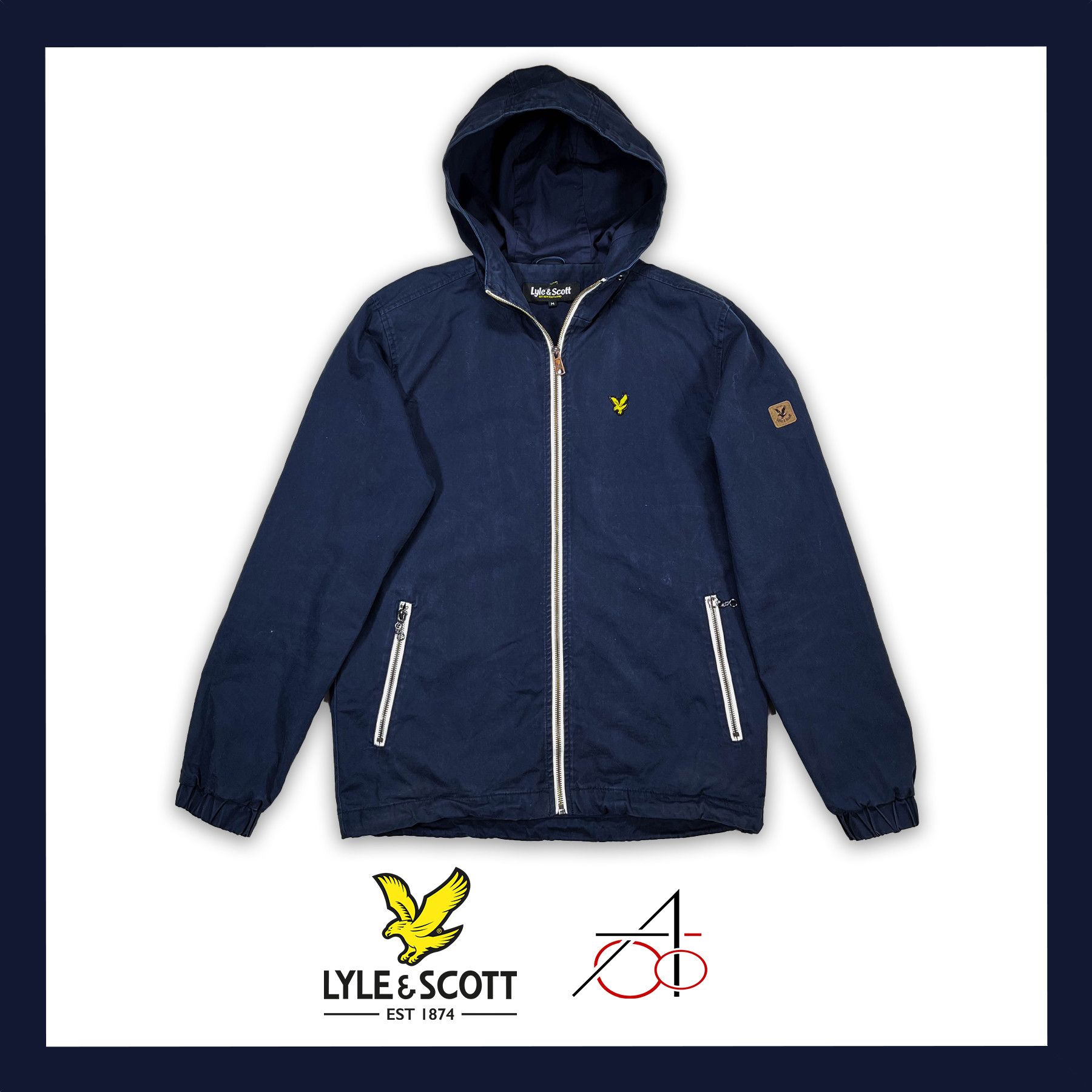 Lyle & Scott Lyle and Scott Hooded Jacket, Size M Size US M / EU 48-50 / 2 - 1 Thumbnail