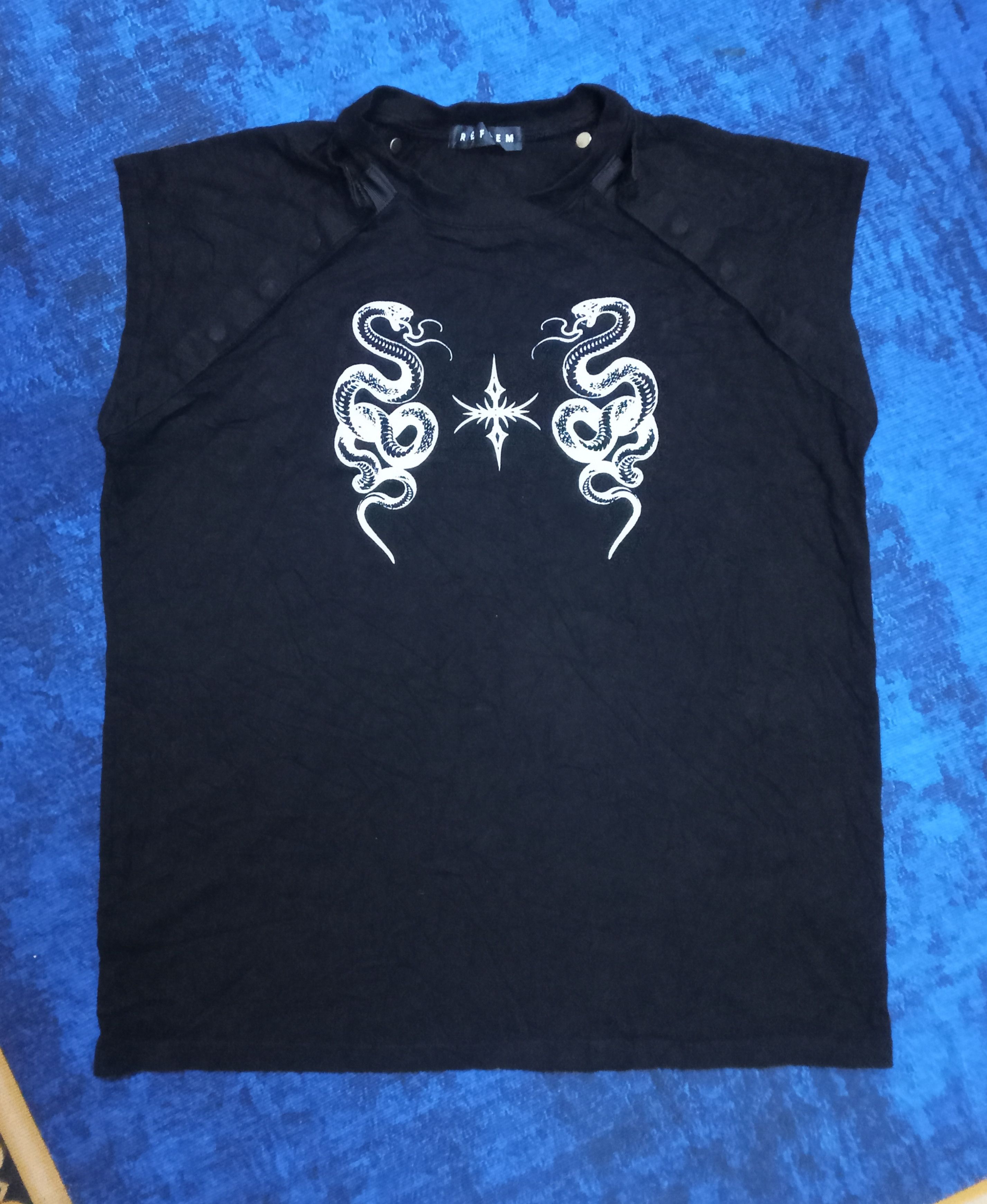 Japanese Brand Reflem Extremely Rare Design Sleeveless Tee Size US L / EU 52-54 / 3 - 8 Thumbnail