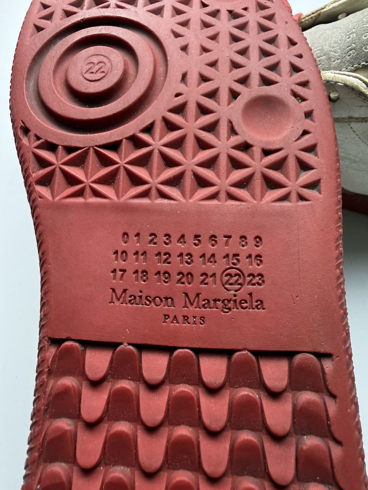 Maison Margiela Maison Margiela Gats White Red Size US 9 / EU 42 - 8 Thumbnail