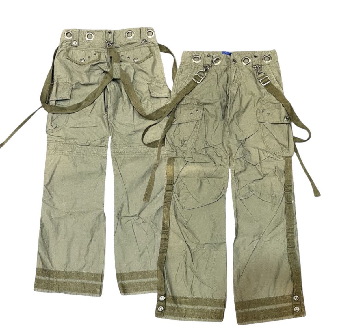 Seditionaries 2000s DOHC Bondage Cargo Jumpsuit Pant Ifsixwasnine Size US 30 / EU 46 - 1 Thumbnail