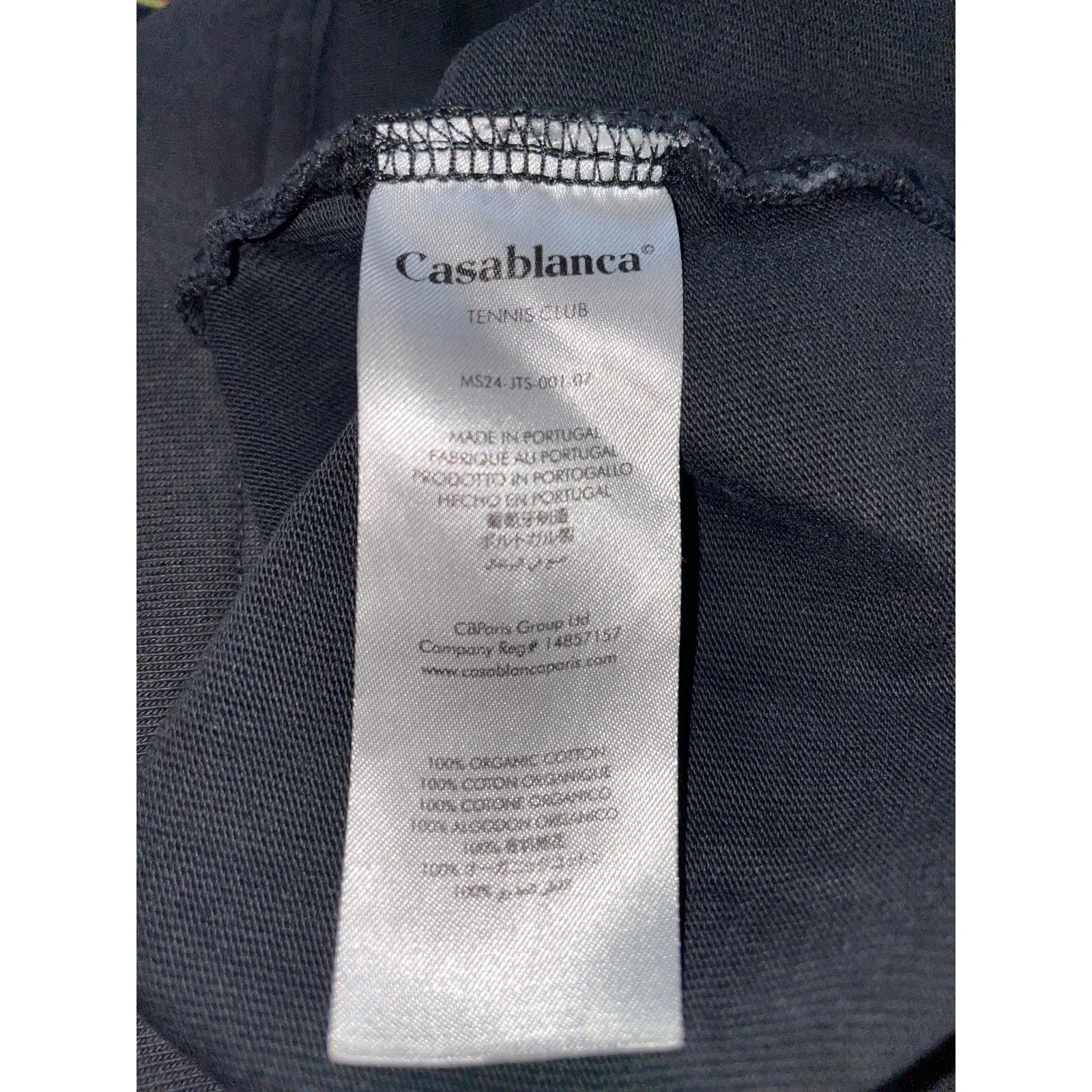 Casablanca Casablanca Casa Way Black Wash Tee Size US S / EU 44-46 / 1 - 6 Thumbnail
