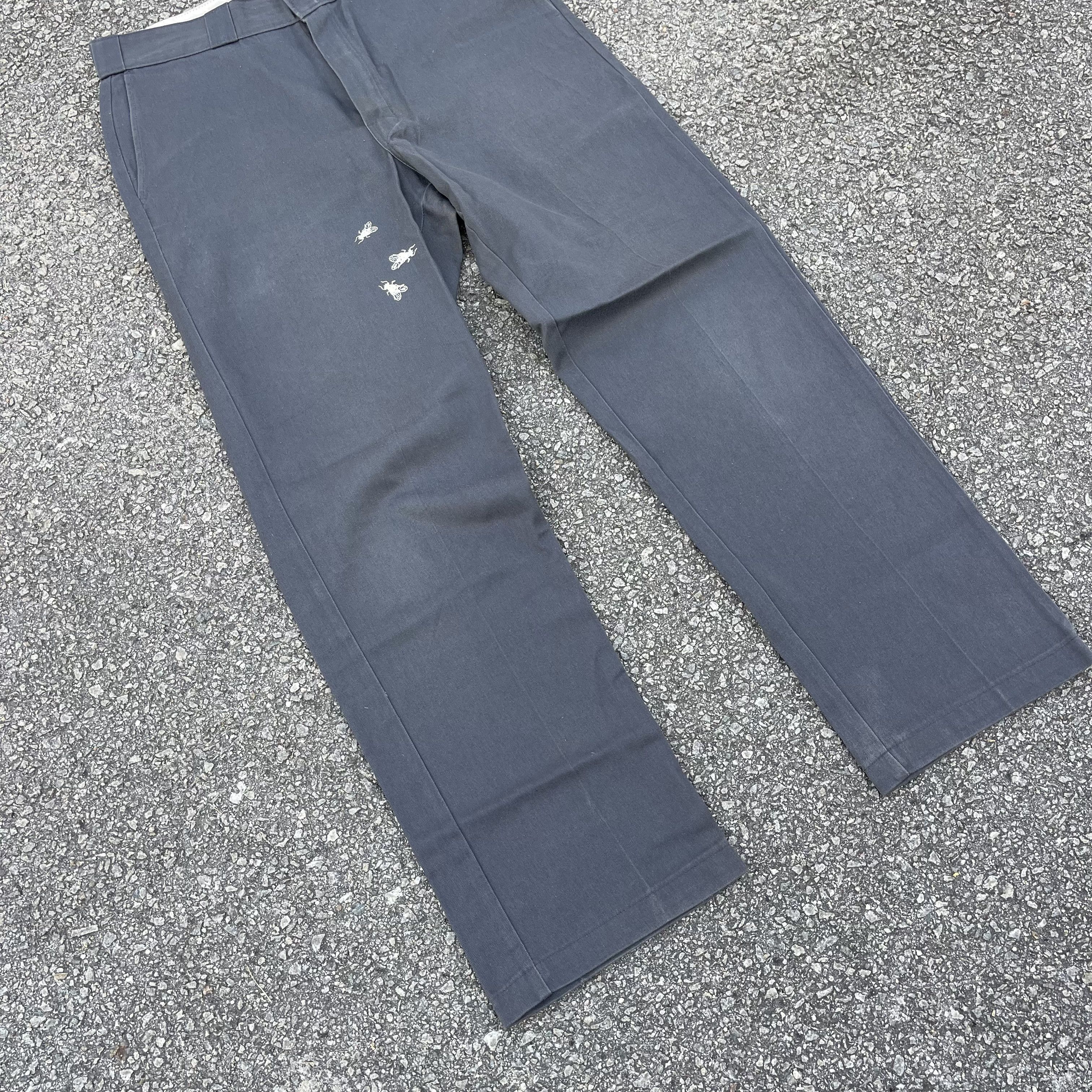 Beams Plus × Beauty Beast × Vans Vans x Beams Khaki Black Baggy Wide Leg Black Flys Back Side Size US 34 / EU 50 - 2 Thumbnail