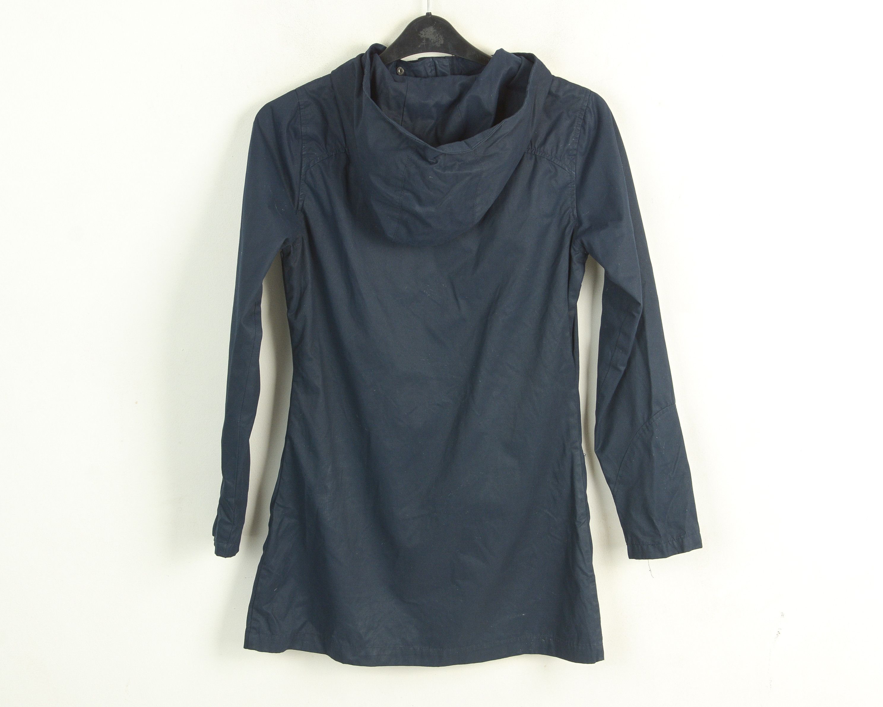 ELVINE Martina Parka Jacket Women S Coat Navy Hooded Raincoat Size S / US 4 / IT 40 - 4 Thumbnail