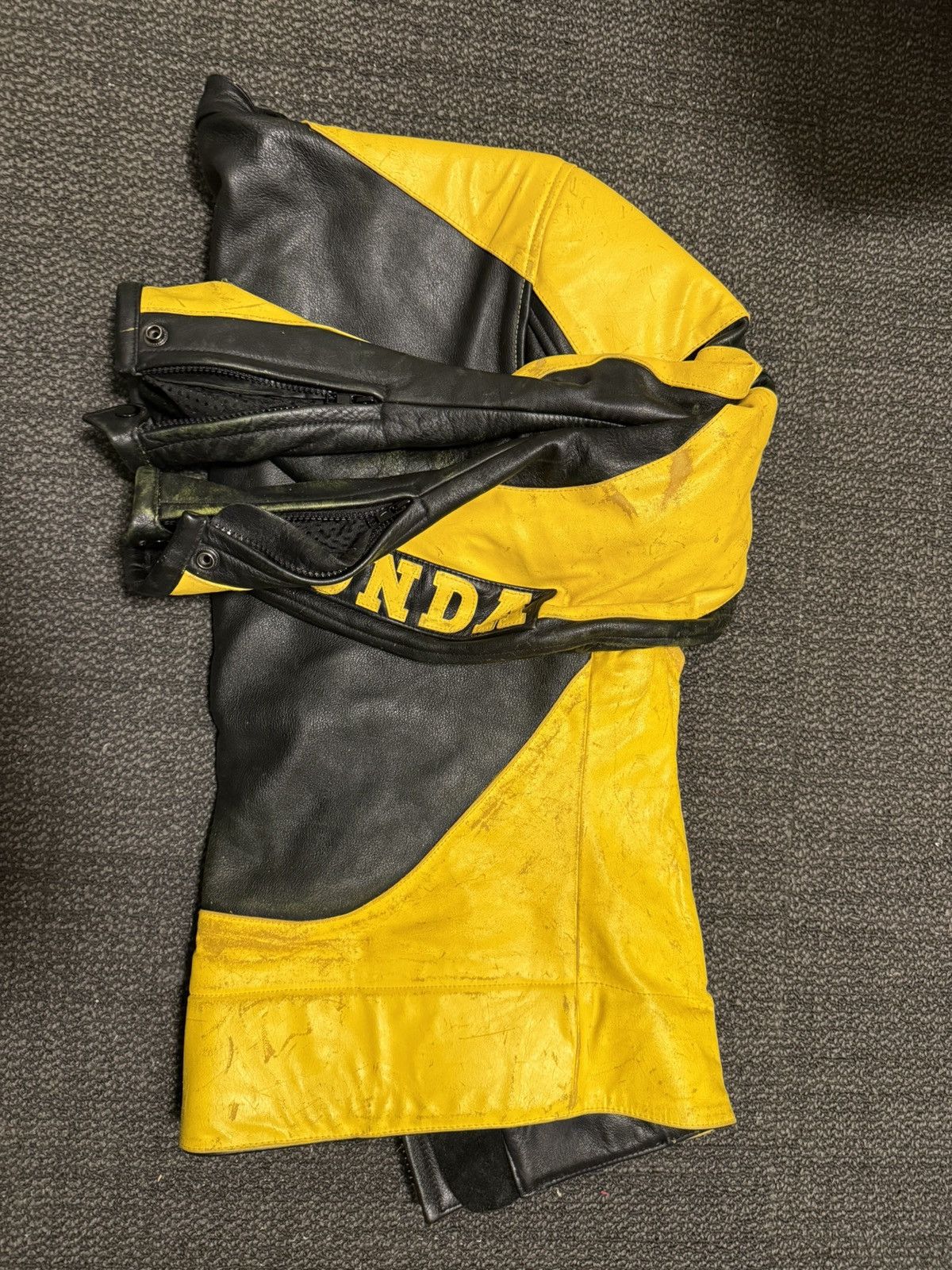 Honda Honda Leather Jacket Size US M / EU 48-50 / 2 - 2 Thumbnail
