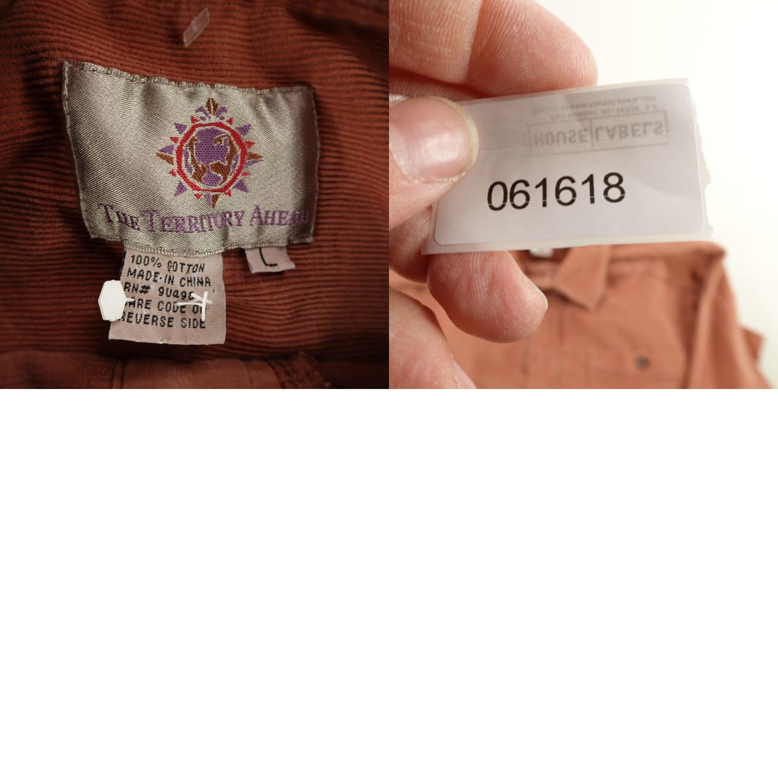 The Territory Ahead Territory Ahead Shirt Mens L Brown Corduroy Pullover Henley Button Up Cord Size US L / EU 52-54 / 3 - 8 Thumbnail