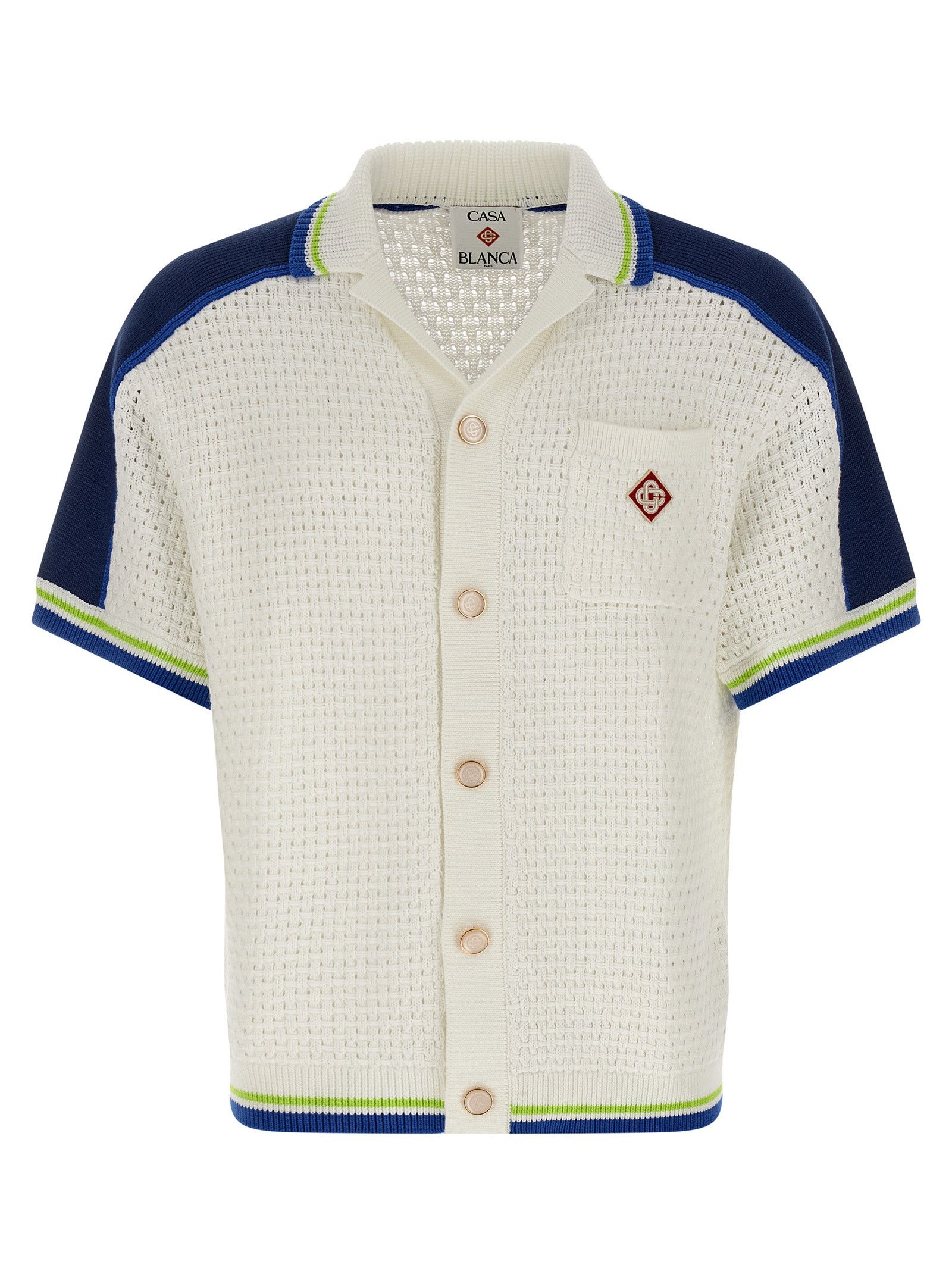 Casablanca 'Tennis Cotton Crochet' shirt Size US L / EU 52-54 / 3 - 1 Thumbnail