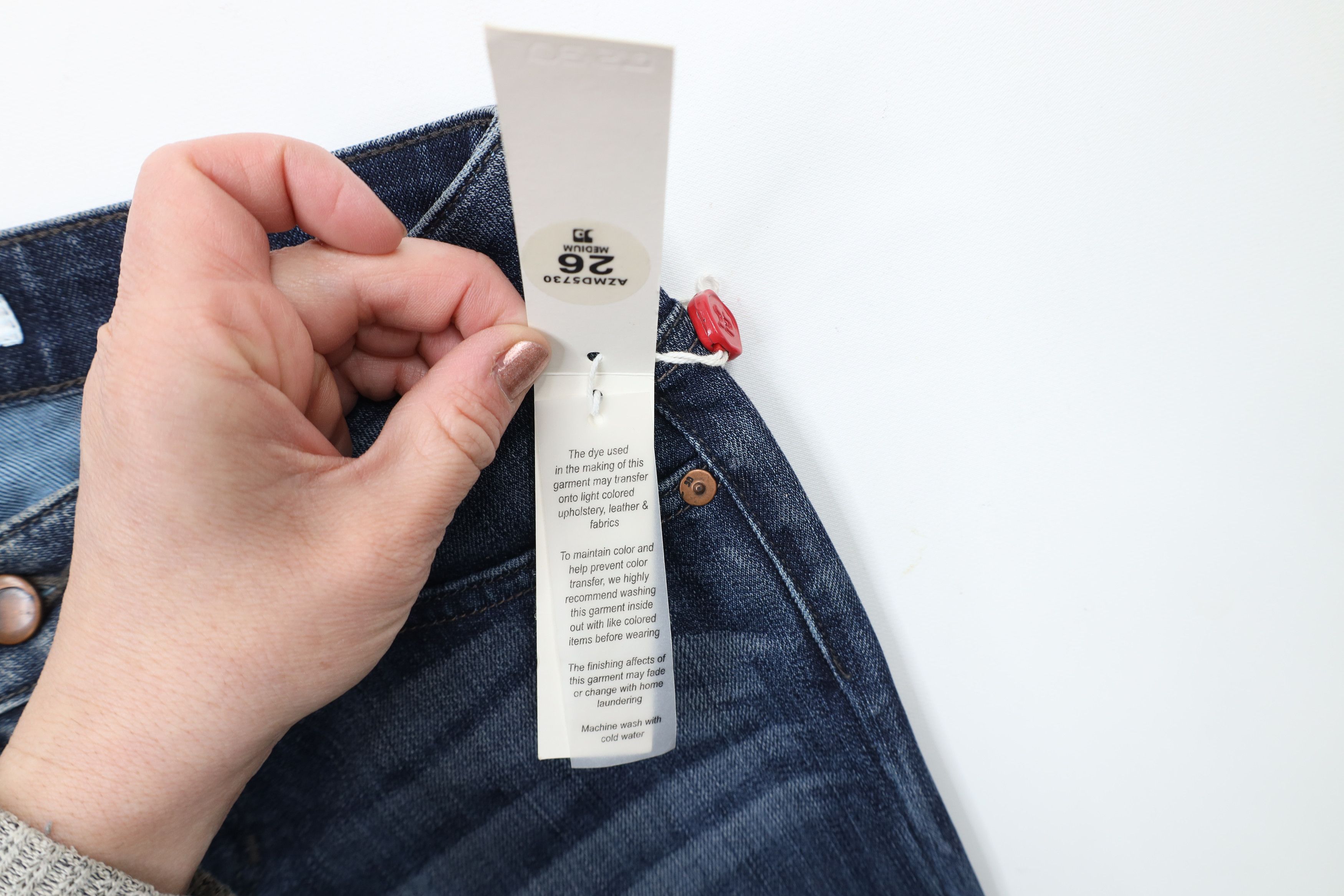 Vintage New Joe's Jeans Booty Fit Curvy Flared Wide Leg Denim Jeans Size 26" / US 2 / IT 38 - 8 Thumbnail
