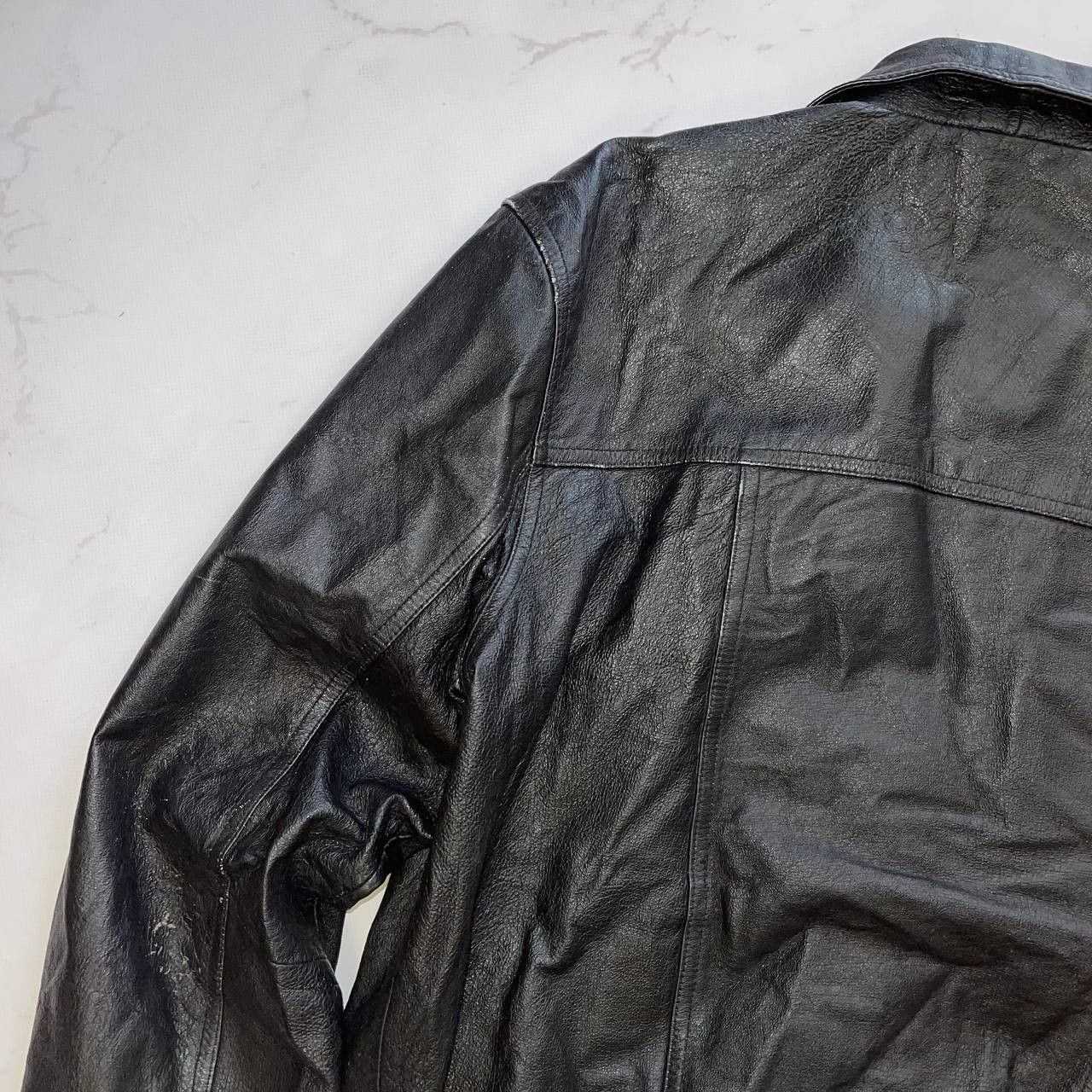 Japanese Brand Japanese Brand Leather Jackets Y2K Streetwear Vintage Sz XL Size US XL / EU 56 / 4 - 14 Thumbnail