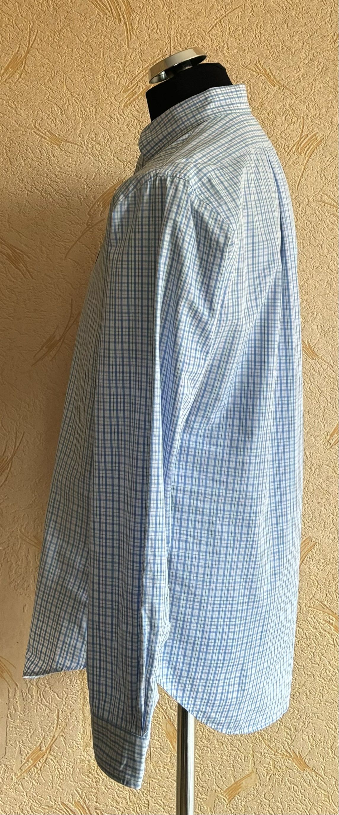 Ralph Lauren × Vintage Ralph Lauren vintage 80s blue shirt, blue pony size. 15/34 Size US L / EU 52-54 / 3 - 3 Thumbnail