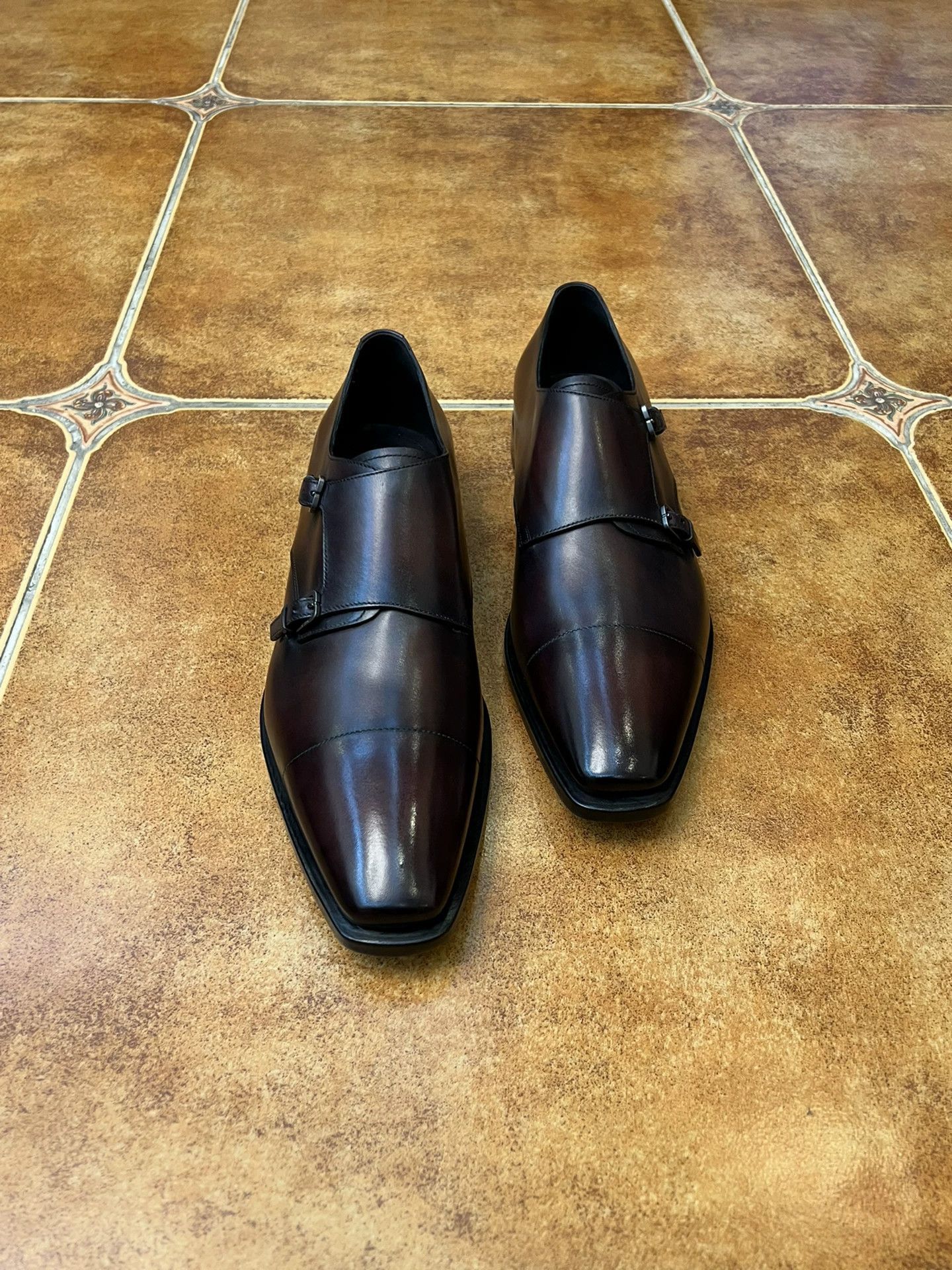 Berluti Brown Formal Leather Monk Strap Shoes Size 8.5 Size US 8.5 / EU 41-42 - 1 Thumbnail
