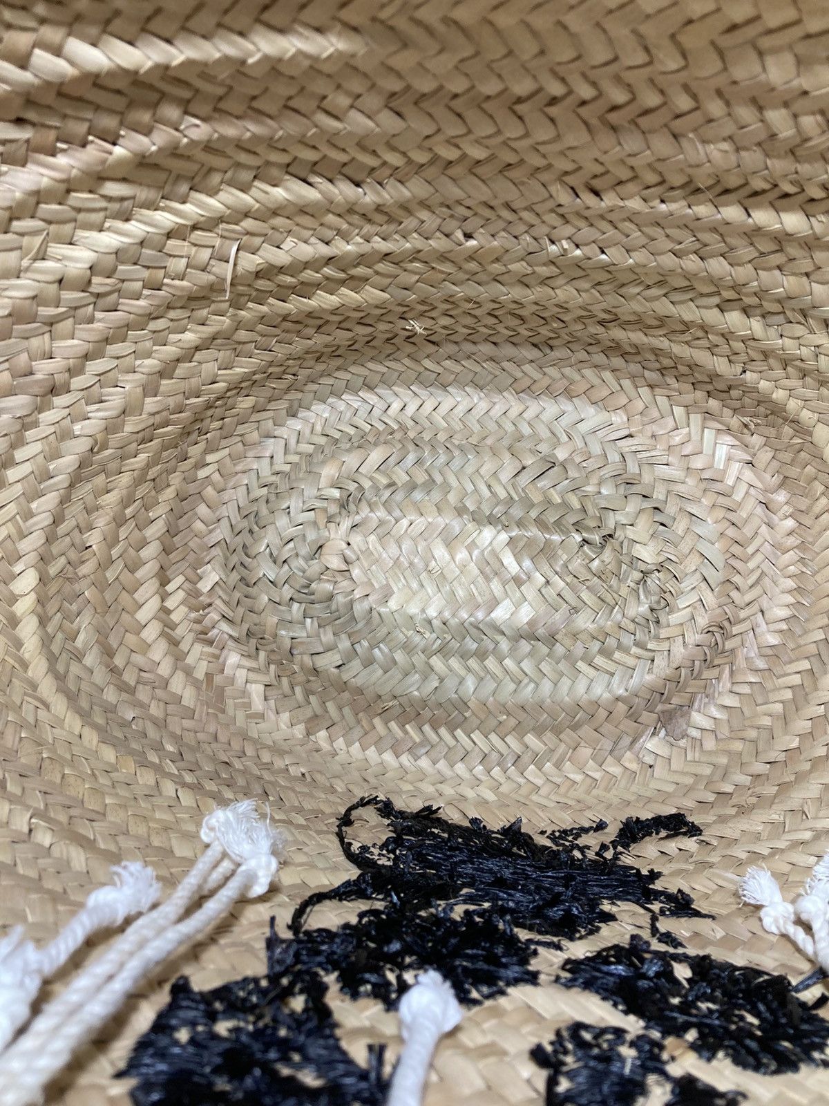 Celine SS20 Celine Oversized UH HUH Straw Beach Bag 2020 Hedi Art Size ONE SIZE - 5 Thumbnail