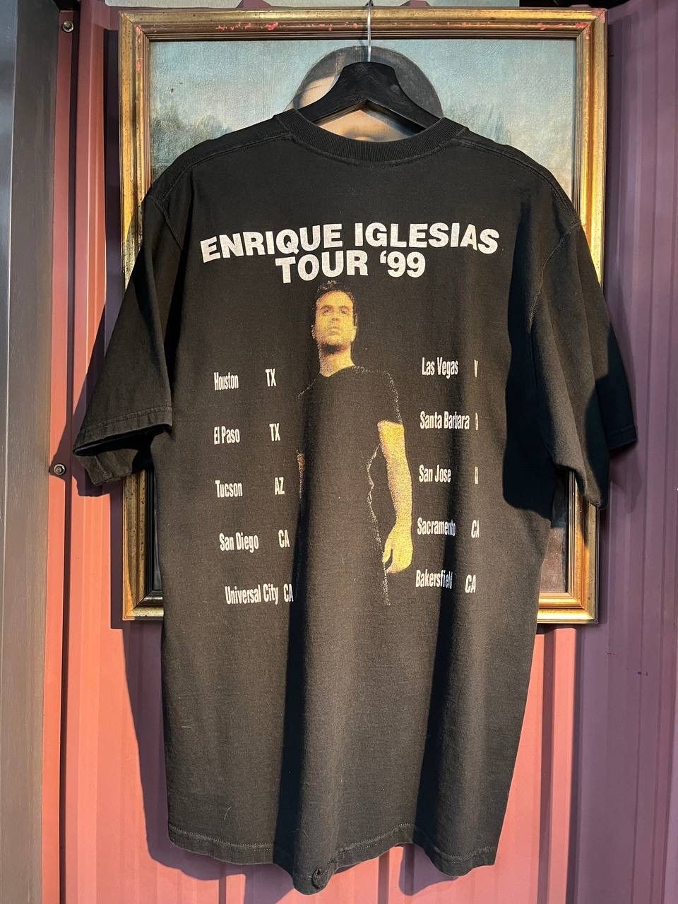 Band Tees × Vintage VINTAGE 1999 ENRIQUE IGLESIAS Size US XL / EU 56 / 4 - 5 Thumbnail