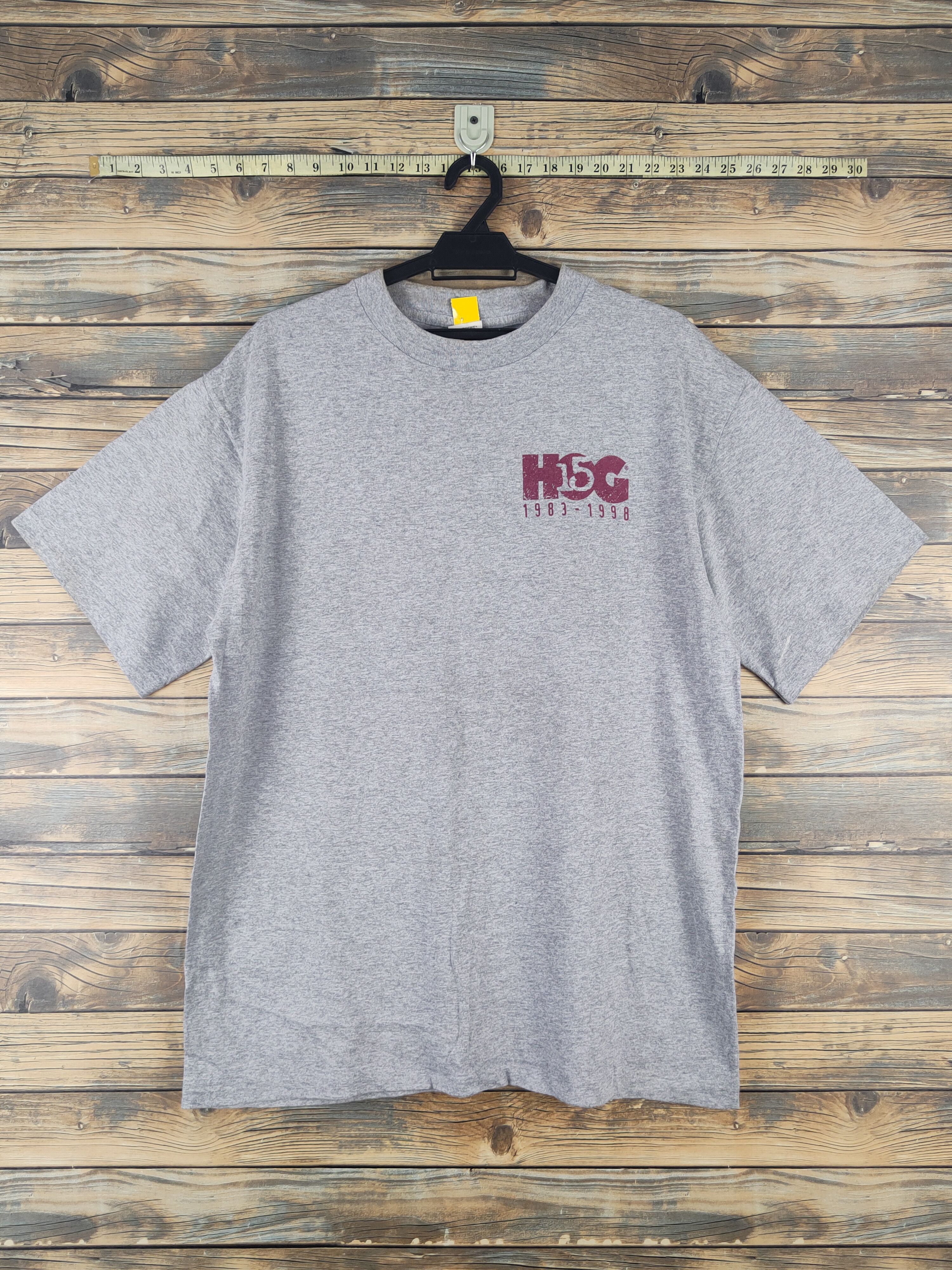 Harley Davidson DL 90' HOG Harley Davidson vintage Gray T-shirt #2552 Size US L / EU 52-54 / 3 - 1 Thumbnail