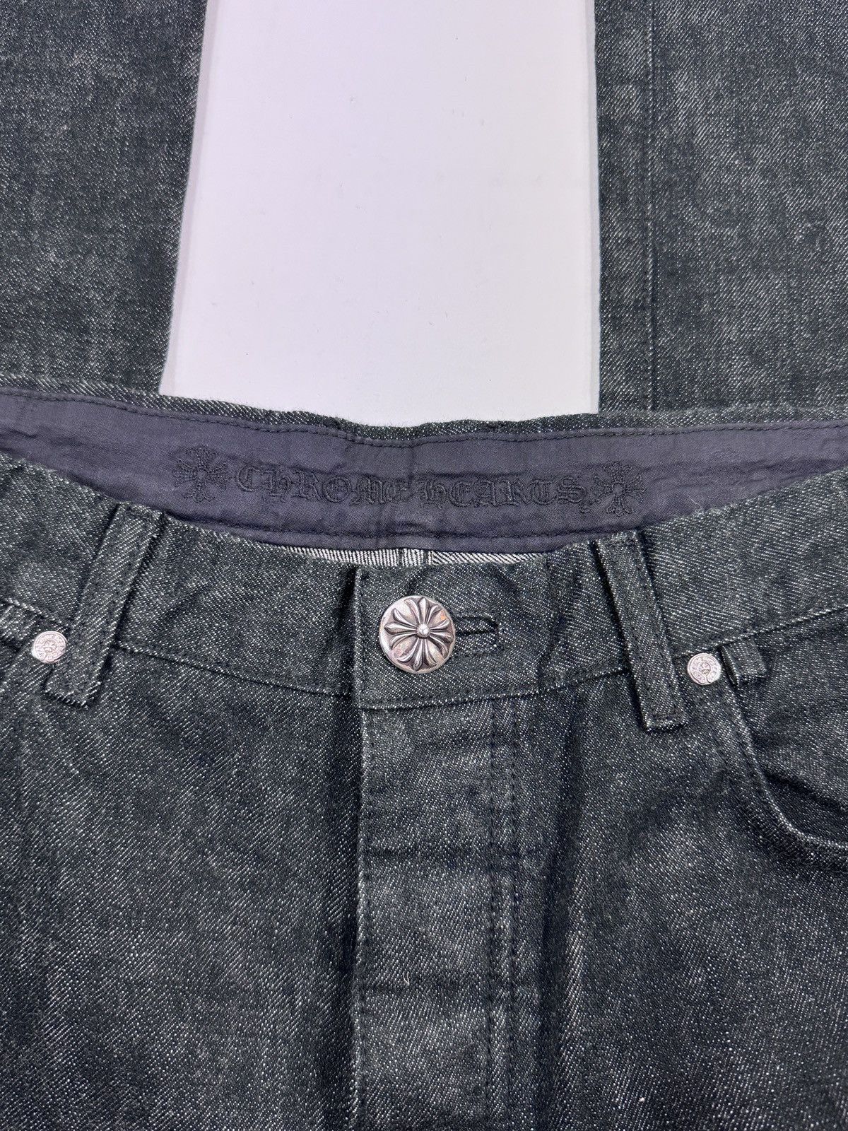 Chrome Hearts LEATHER STAR PATCH JEANS Size US 36 / EU 52 - 6 Thumbnail