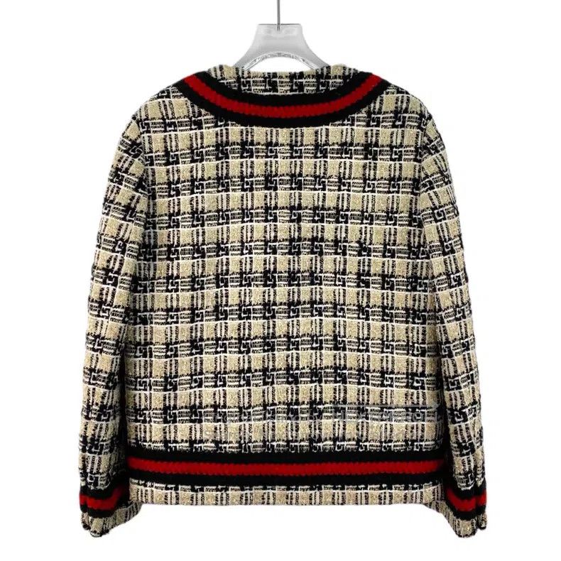 Gucci Gucci Colour-blocked striped rolled-edge plaid cotton roun Size XS / US 0-2 / IT 36-38 - 2 Thumbnail