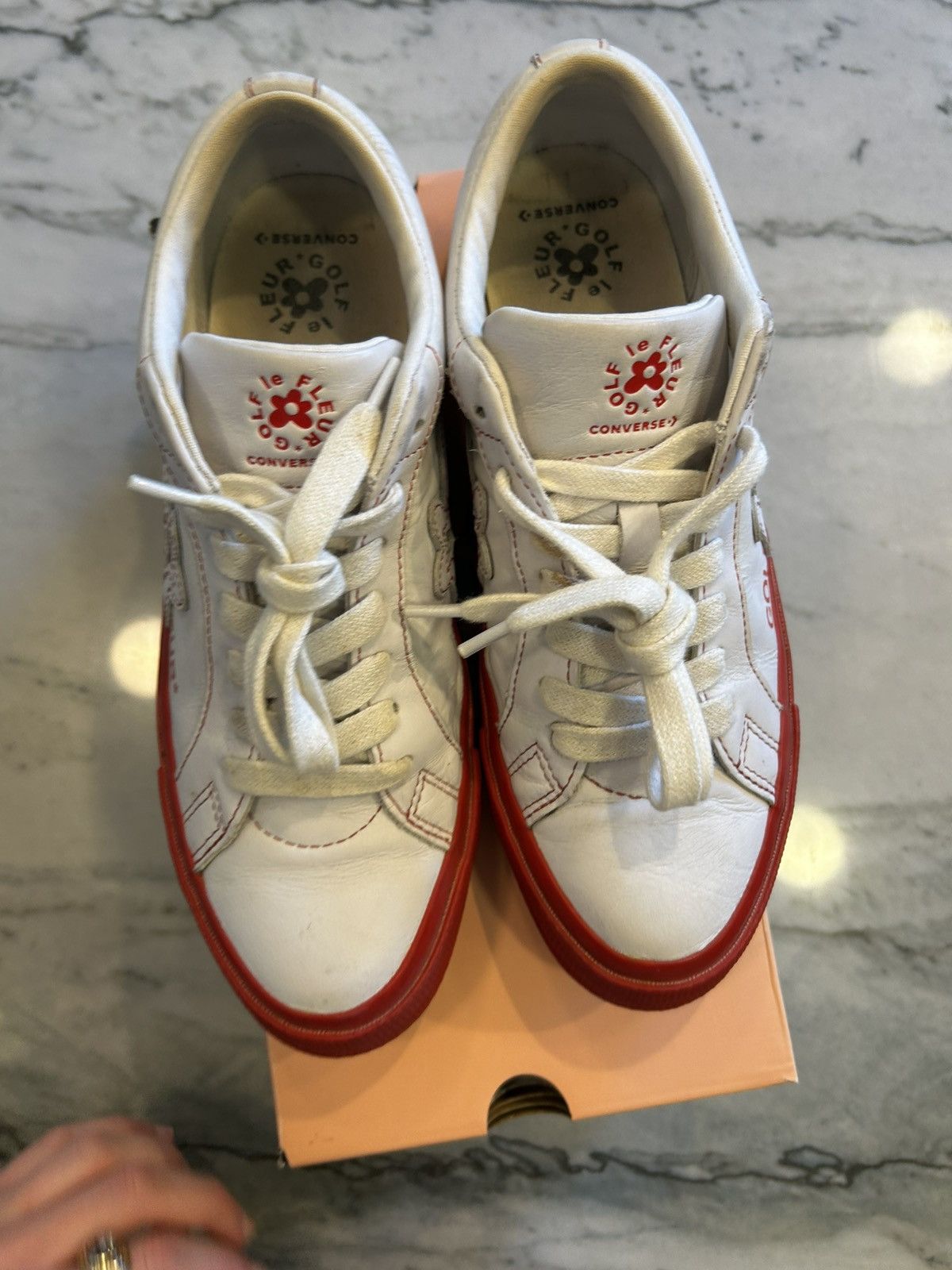 Converse × Golf Wang × Golf le Fleur Converse x Golf Le Fleur* White and Red Size US 8 / EU 41 - 3 Thumbnail