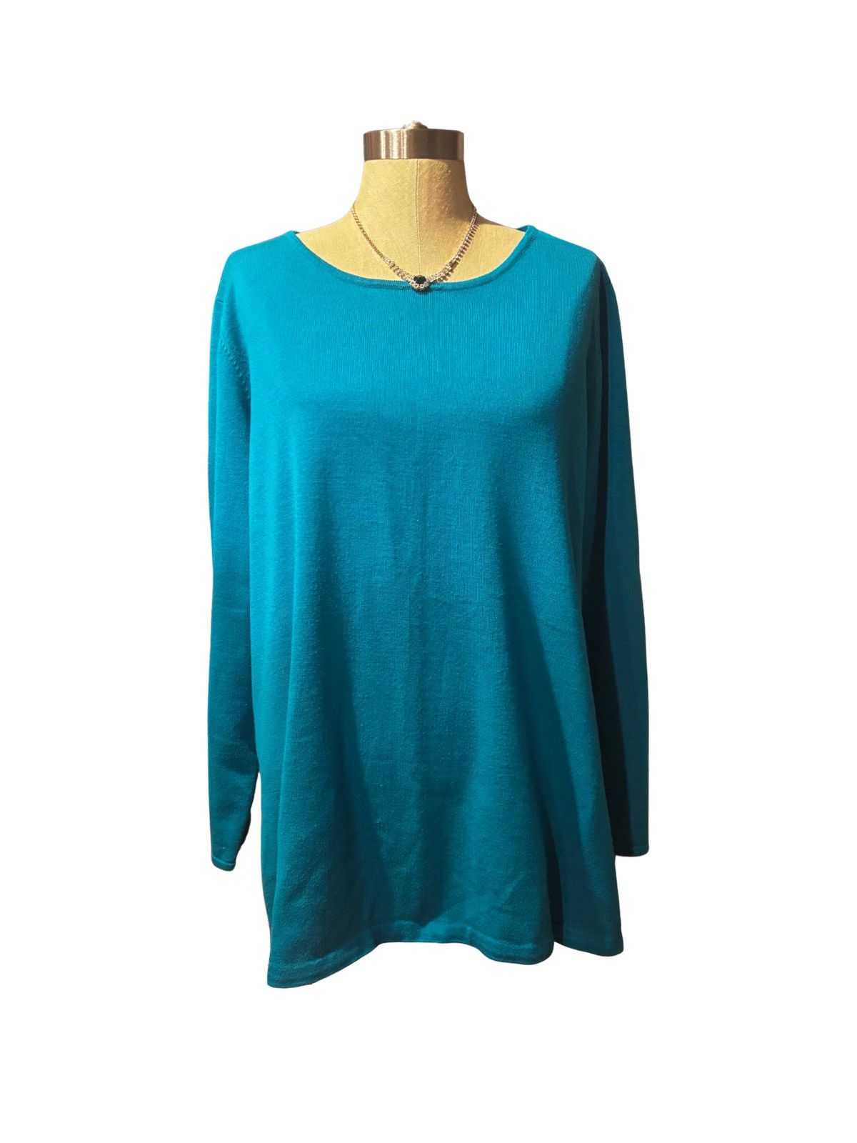 Other Women’s blue Top.wt7991 Size XXL / US 16-18 / IT 52-54 - 1 Thumbnail