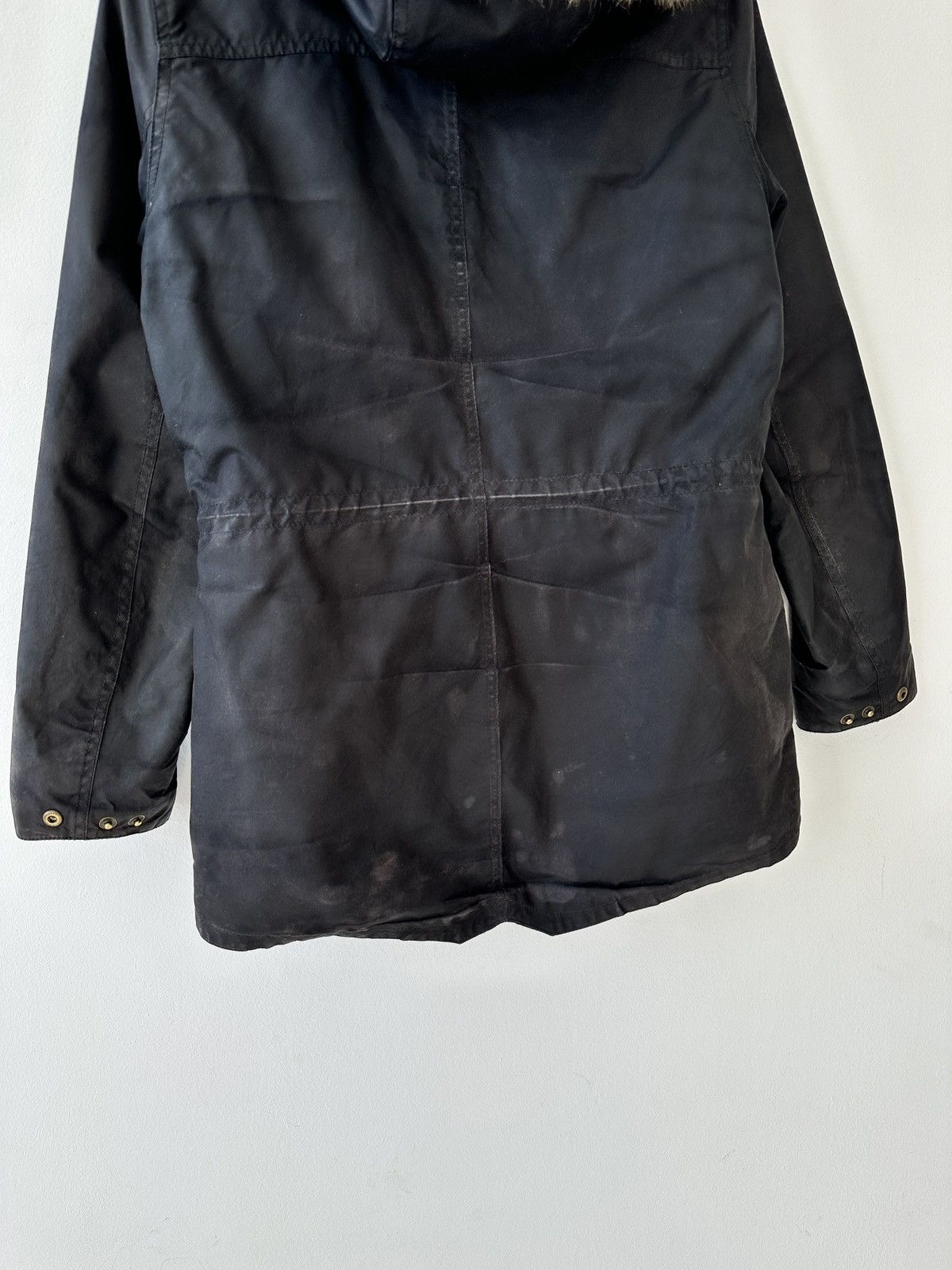 Barbour × Vintage Barbour Kelsall Wax Parka Jacket Size M / US 6-8 / IT 42-44 - 8 Thumbnail