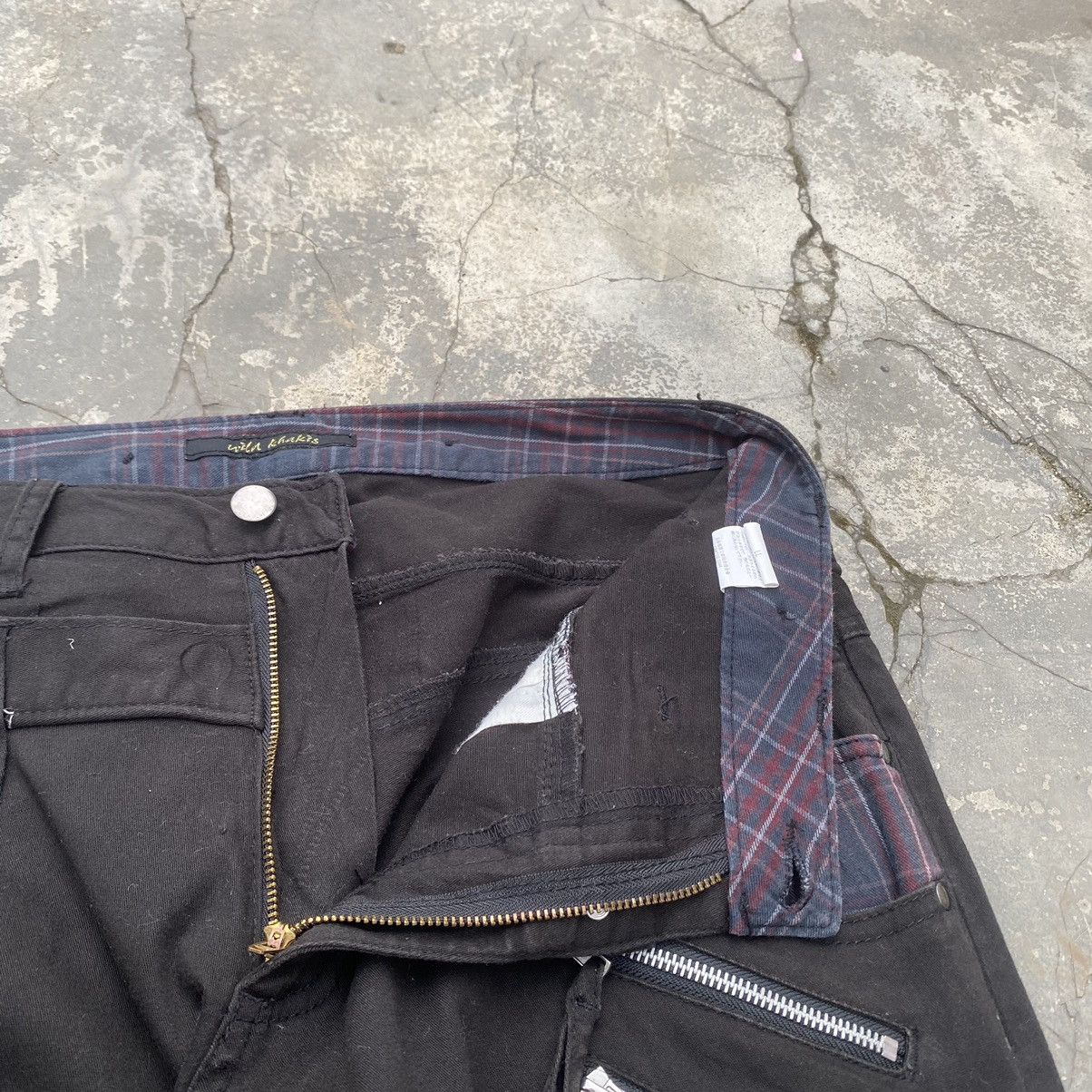 Japanese Brand WILD KHAKIS Double Waist Jeans Size US 32 / EU 48 - 6 Thumbnail