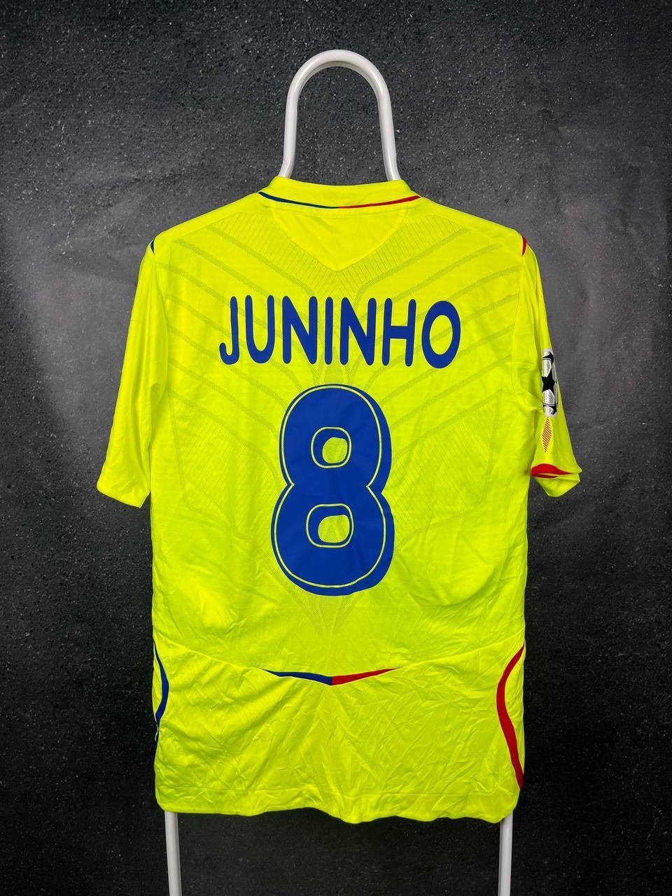 Lyon Olympique vintage Umbro Juninho #8 soccer jersey third - Main Image