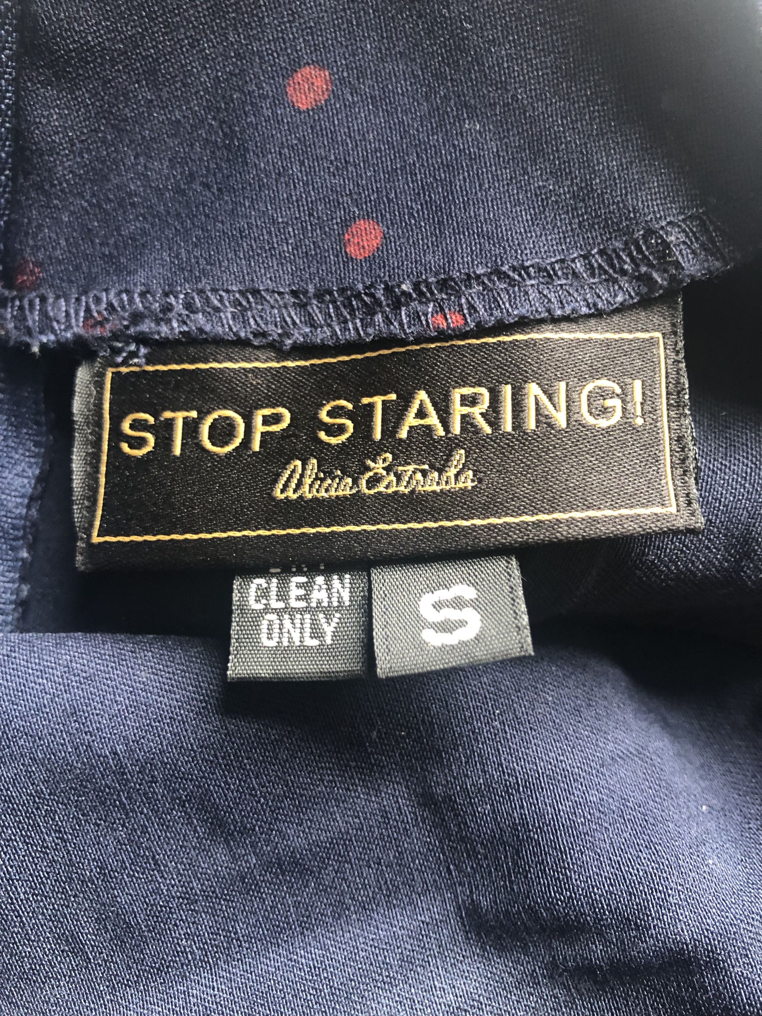 Vintage Stop staring dress Size S / US 4 / IT 40 - 3 Thumbnail