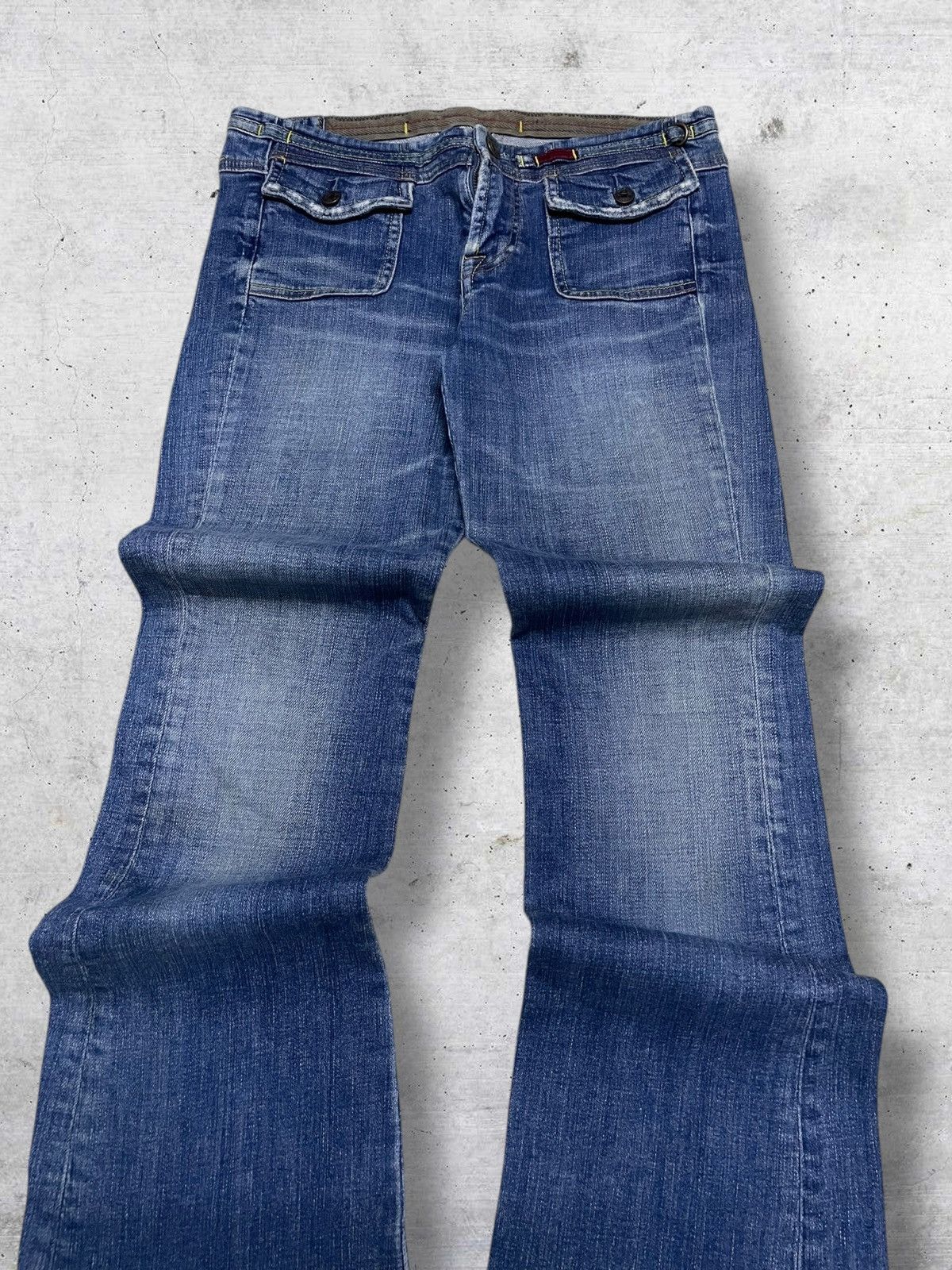 Marithe + Francois Girbaud VINTAGE MARITHE FRANCOIS GIRBAUD OG FLARED DENIM STREETWEAR Size US 29 - 4 Thumbnail