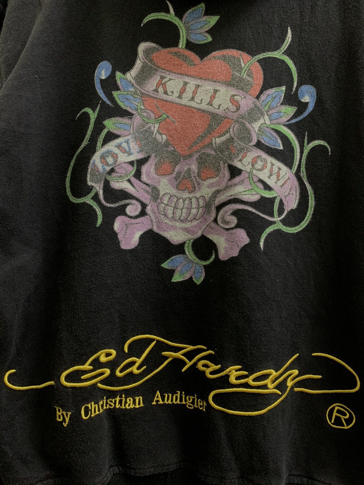 Ed Hardy 🔥HOT🔥 ED HARDY BY CHRISTIAN AUDIGER BACK-HIT HOODIE Size US M / EU 48-50 / 2 - 6 Thumbnail