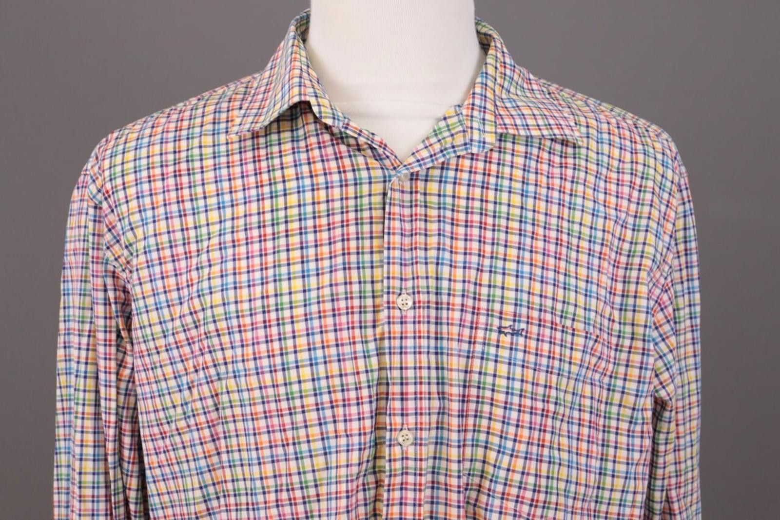 Paul & Shark Paul & Shark Multi Plaid Cotton Collared Shirt Dress Size 43 Size M / US 6-8 / IT 42-44 - 2 Thumbnail