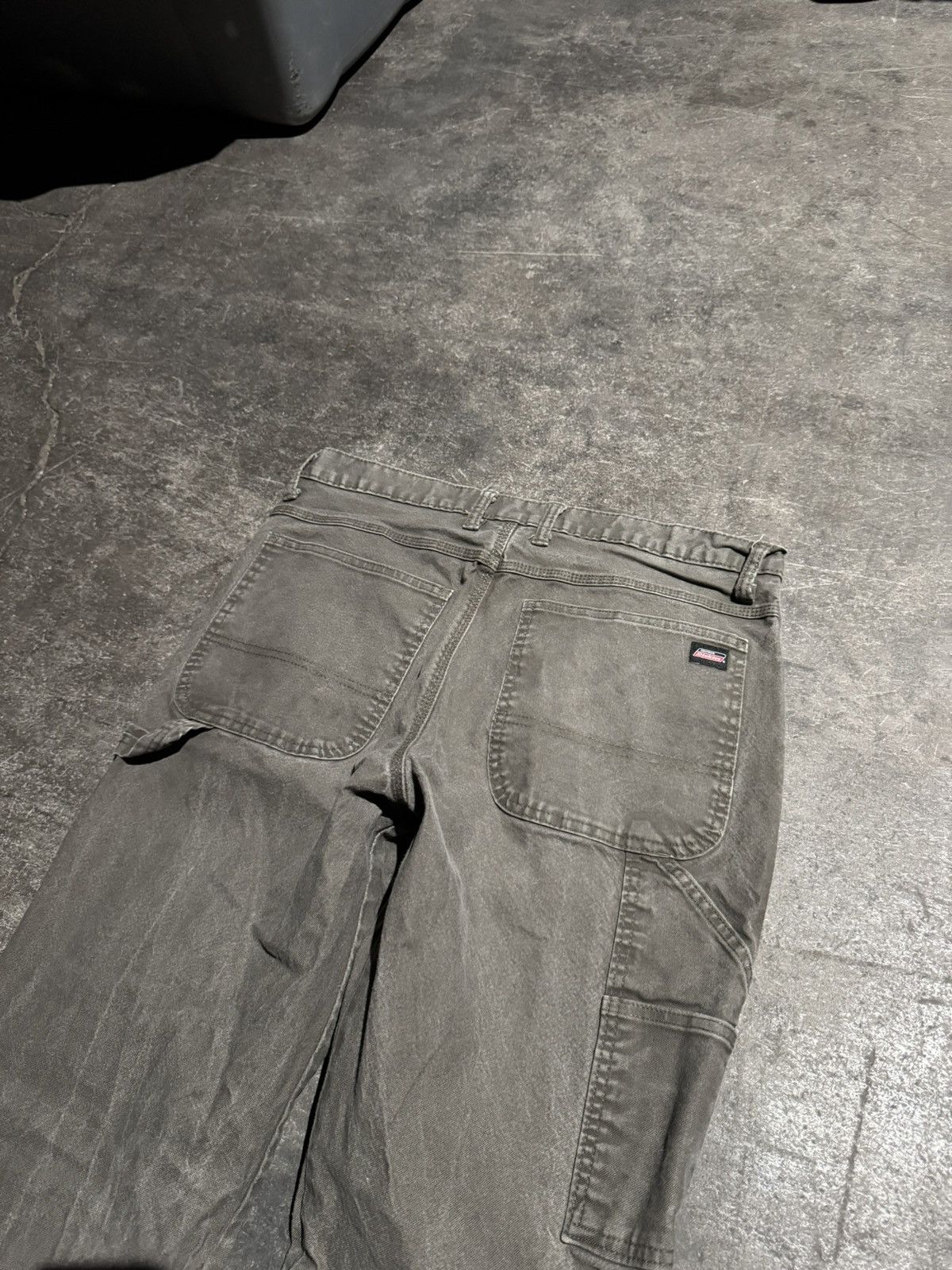 Dickies × Vintage Vintage Dickies Gray Carpenter Work Pants 34x34 Size US 34 / EU 50 - 11 Thumbnail