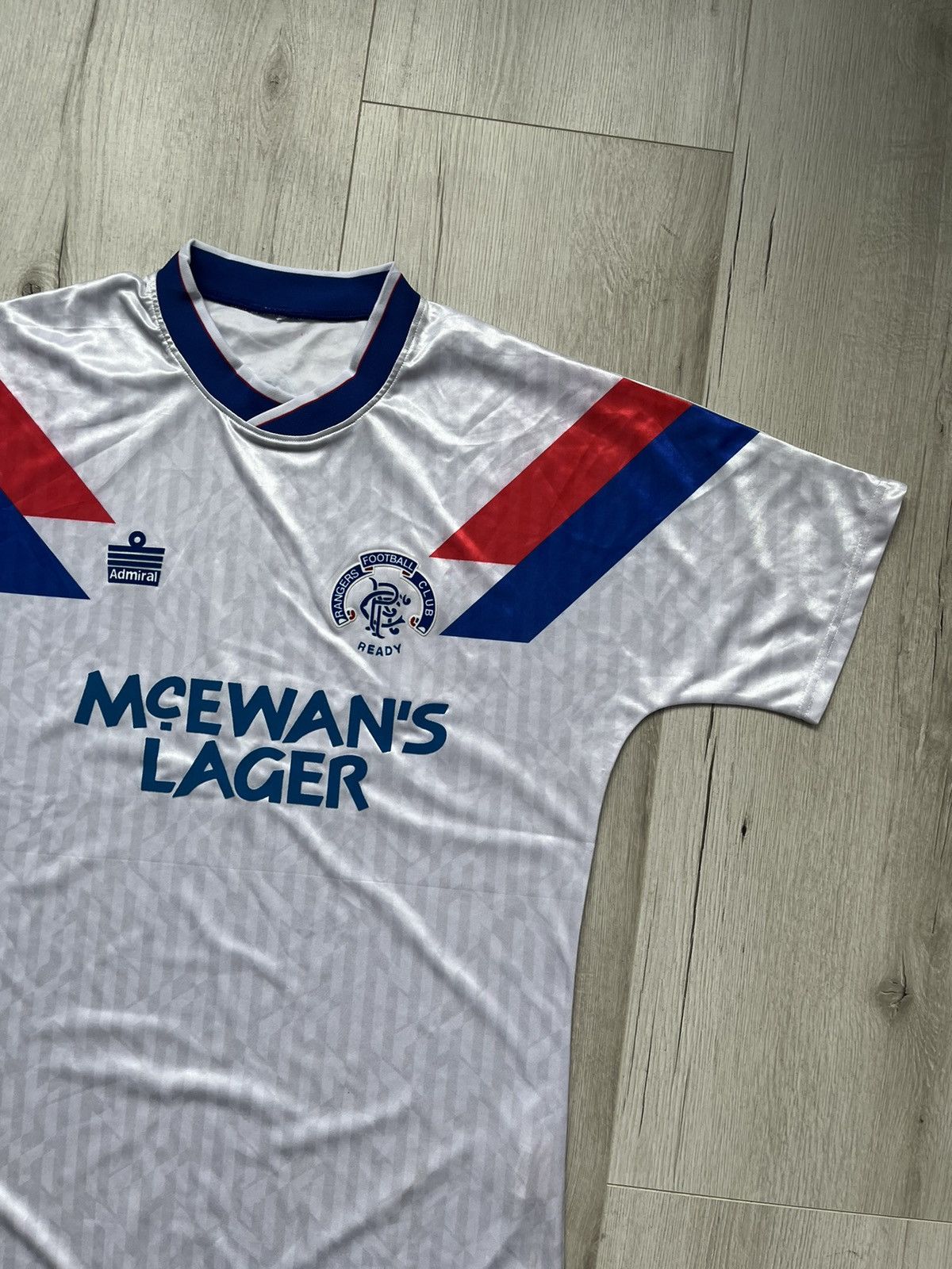 Vintage FC Rangers Away Kit 1990/92 Jersey T Shirt Admiral Football Size US XL / EU 56 / 4 - 2 Thumbnail