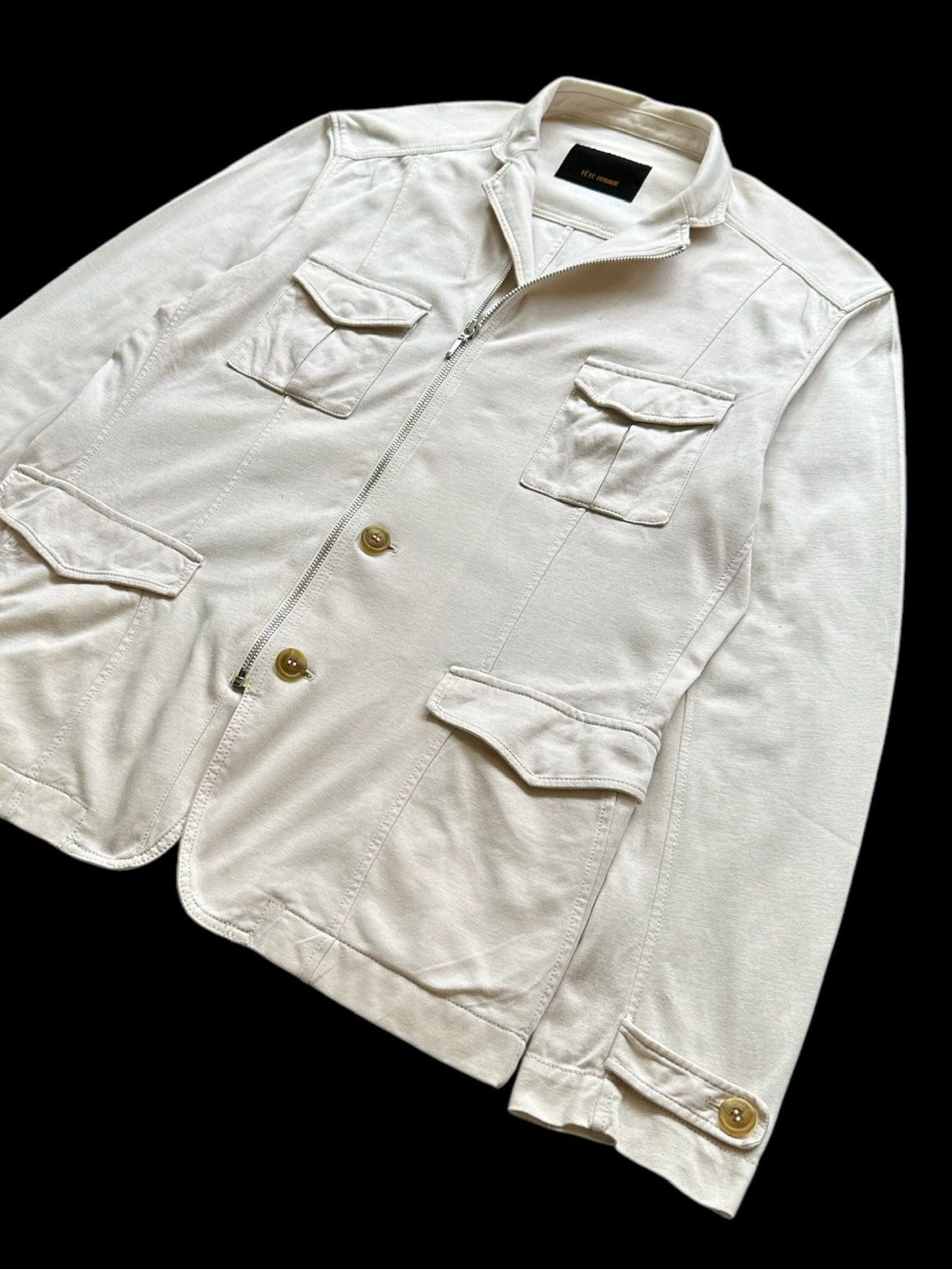 Kiminori Morishita 00's Tete Homme zip up cotton jacket Size US M / EU 48-50 / 2 - 3 Thumbnail