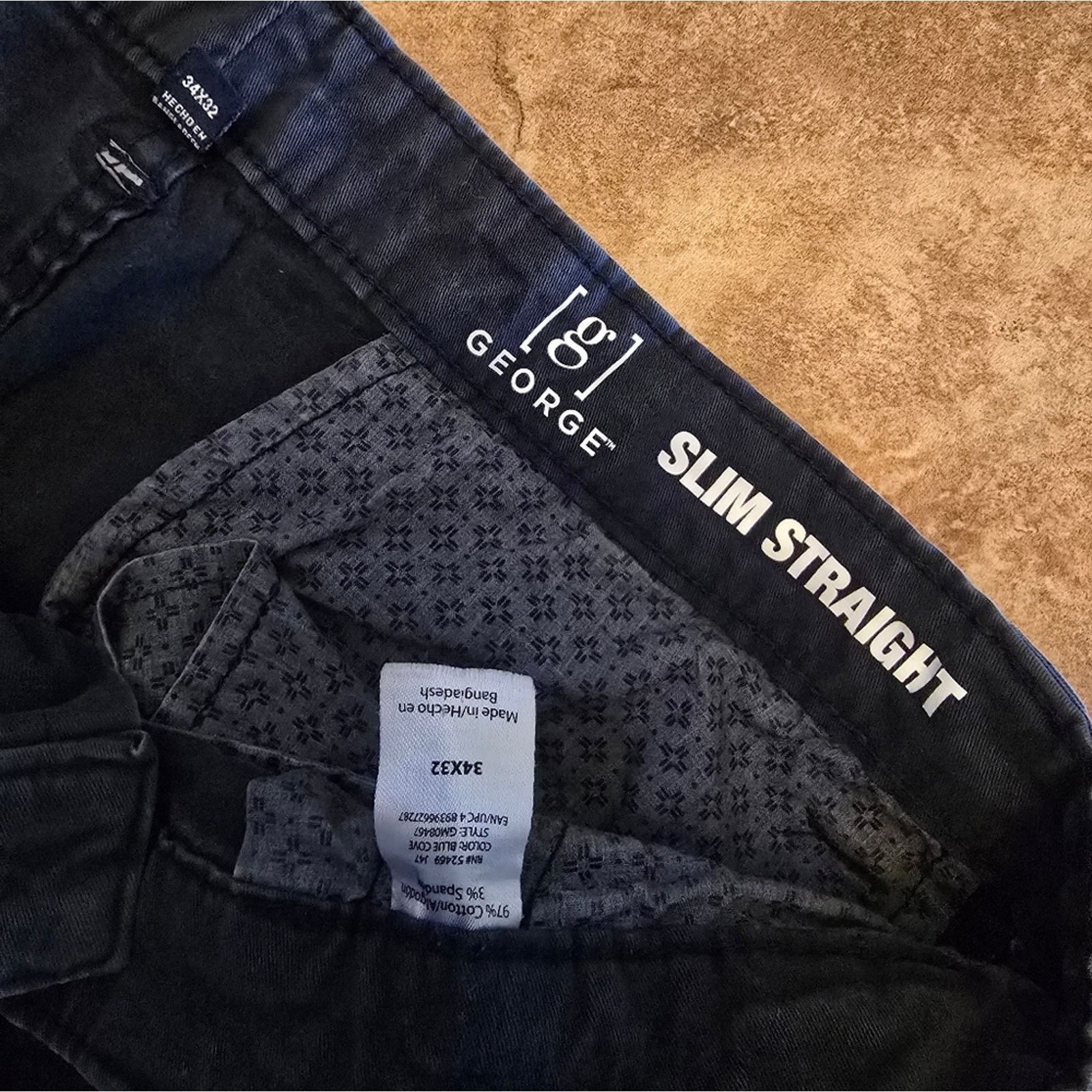 George Blue Cove | GEORGE | Slim Khaki Pant Size US 34 / EU 50 - 3 Thumbnail