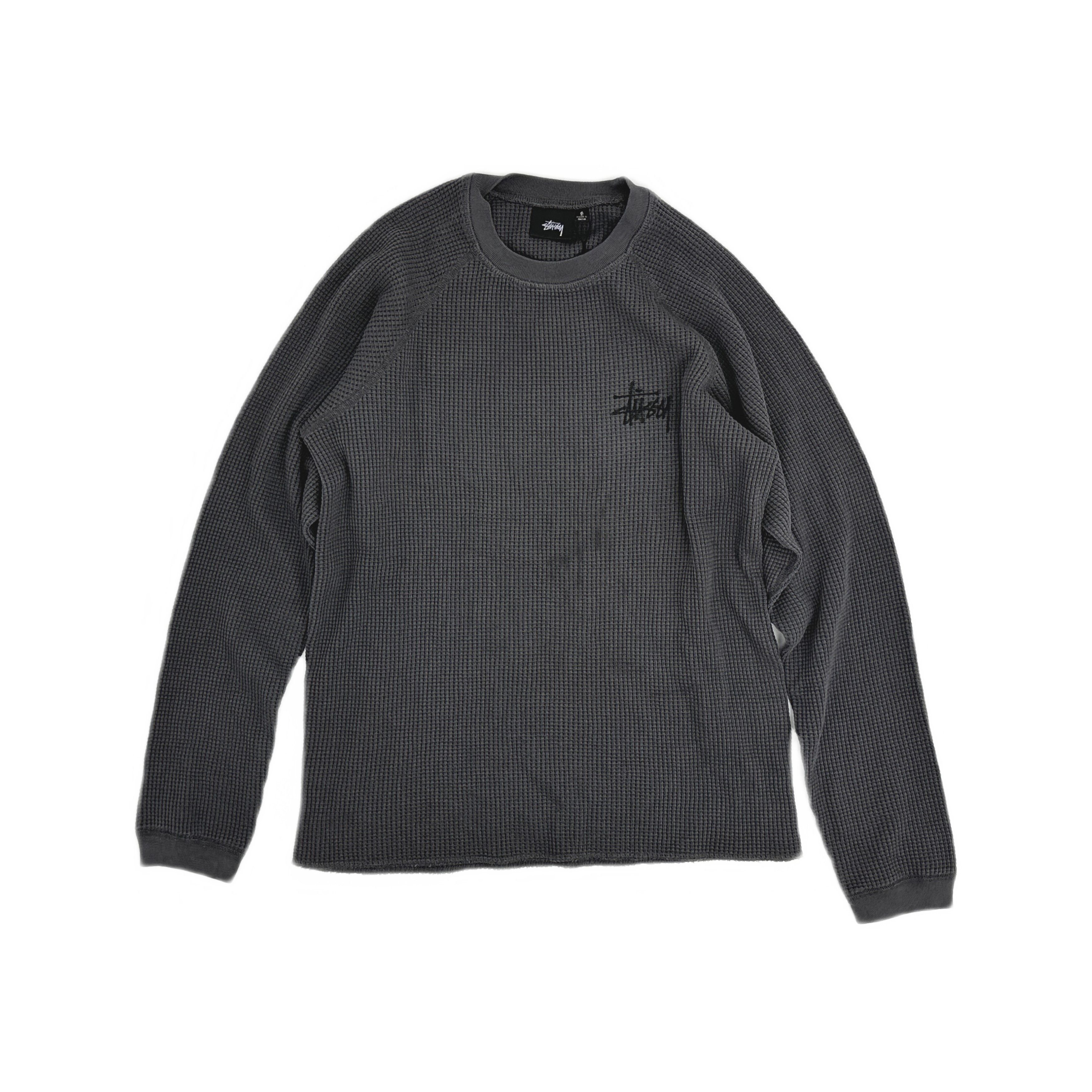 Stussy Stussy Raglan Thermal Long Sleeve T-Shirt Size S Size US S / EU 44-46 / 1 - 1 Thumbnail