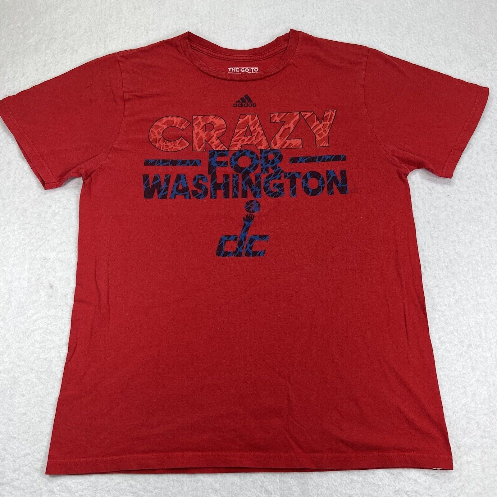 Adidas Adidas Washington Wizards Short Sleeve Graphic T Shirt NBA Size US M / EU 48-50 / 2 - 1 Thumbnail