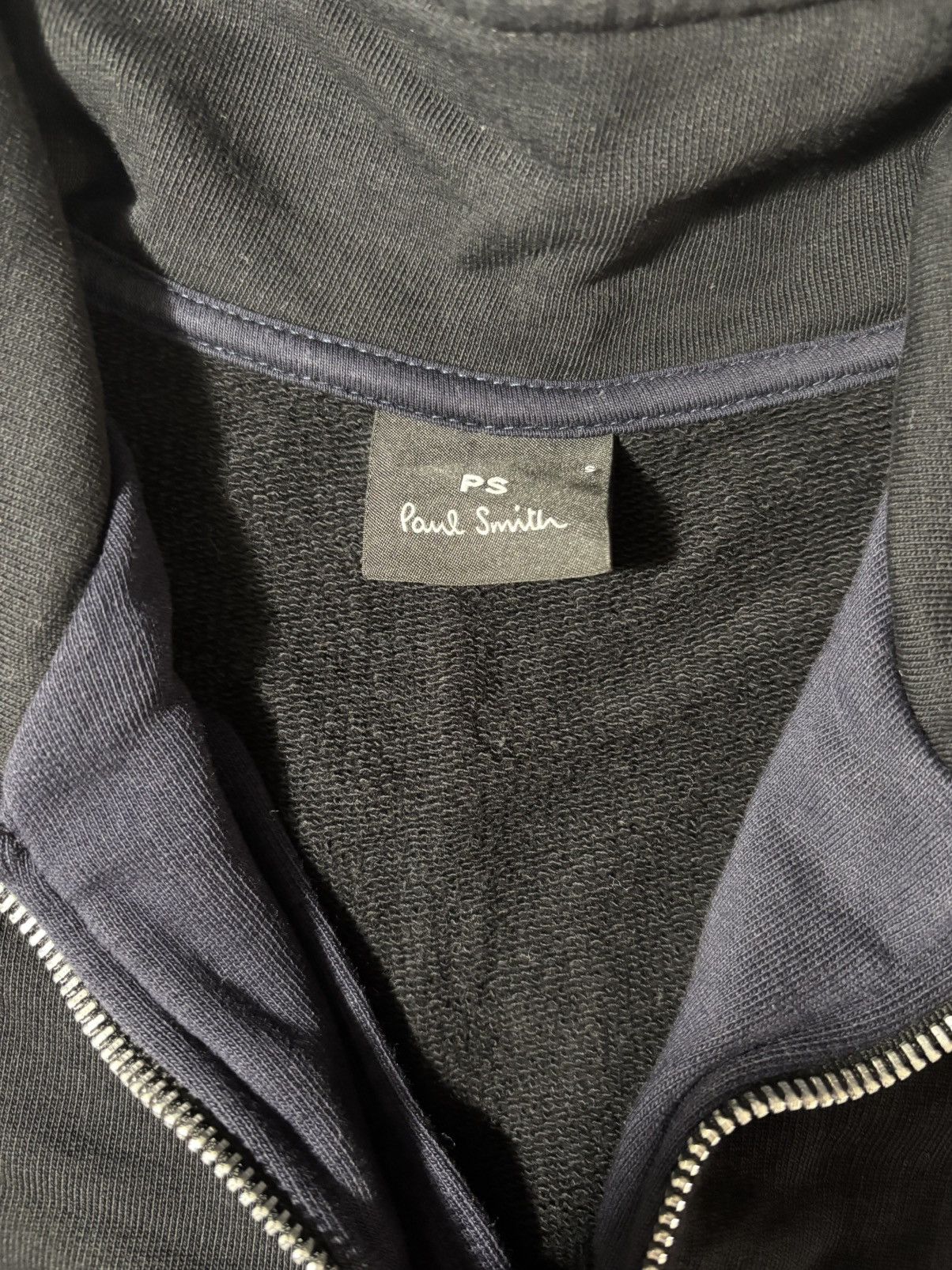 Paul Smith Black Organic Cotton Half Zip Size US S / EU 44-46 / 1 - 3 Thumbnail
