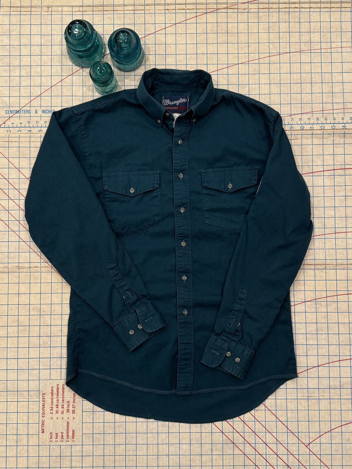Wrangler Wrangler Boulet Boots Button Up Shirt Fits Mens Size Large Size US L / EU 52-54 / 3 - 4 Thumbnail