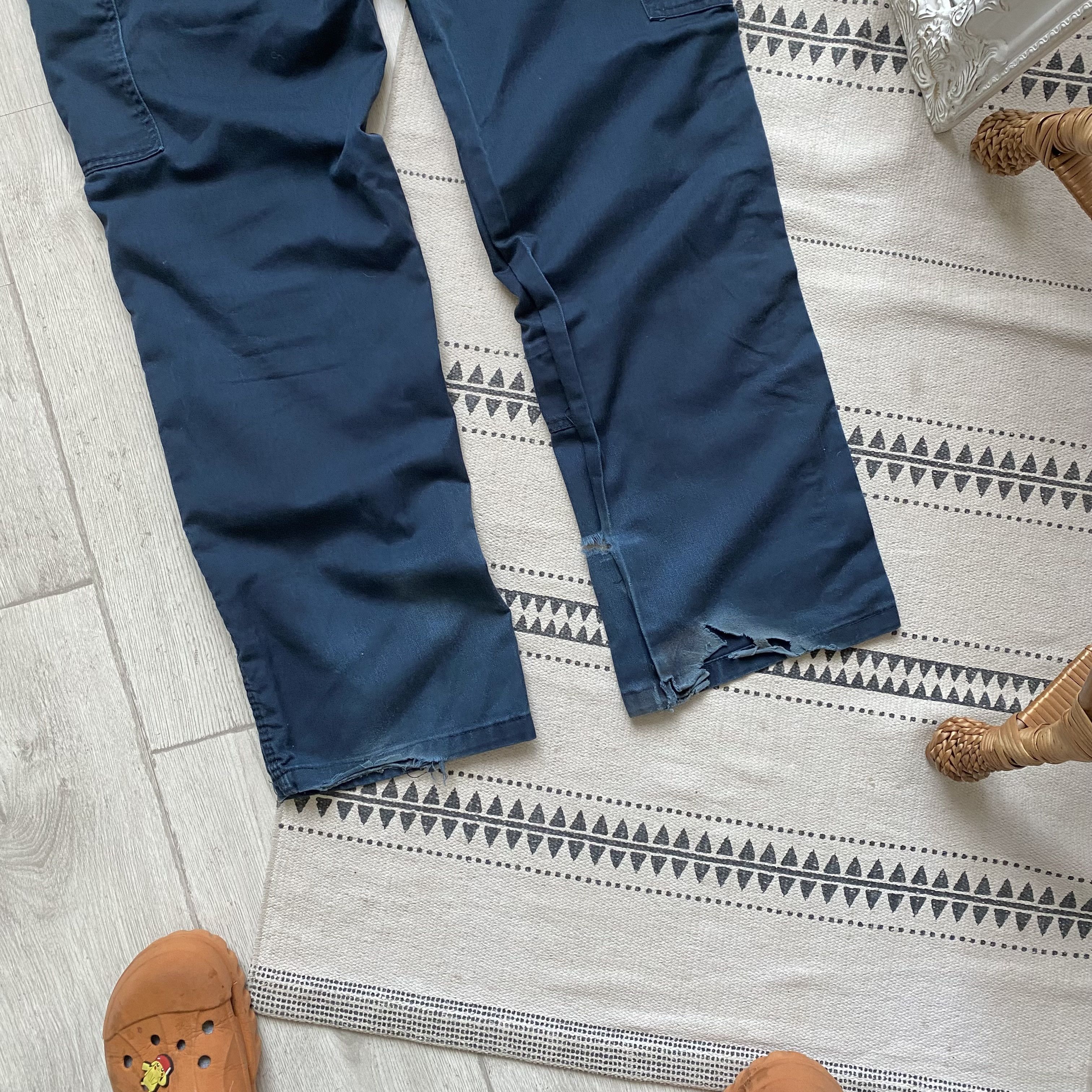 Dickies Vintage Trashed Dickies cargo pants Workwear Le Laboureur Size US 32 / EU 48 - 9 Thumbnail