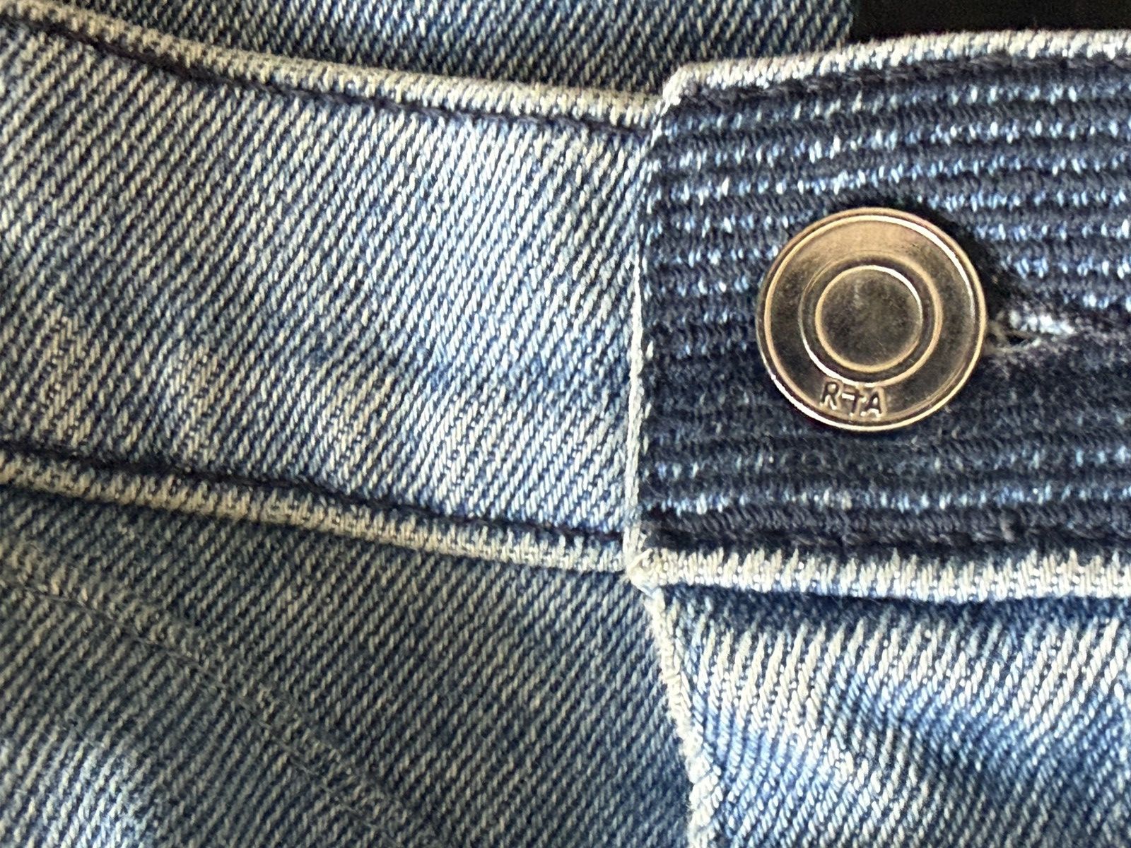 Rta RTA Denis Jeans (Diagonal Blue Spill) Size US 30 / EU 46 - 10 Thumbnail