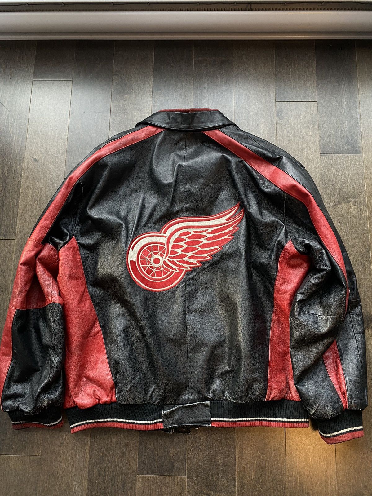 Vintage J.H. Detroit Red Wings NHL Western Conf. Wool