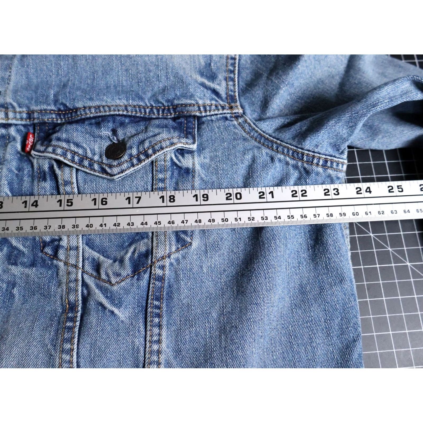Levi's VINTAGE Levi's Trucker Jacket Denim Classic Retro 72334 XL Men Blue Jeans Jacket Ladies? Mens Size US XL / EU 56 / 4 - 4 Thumbnail